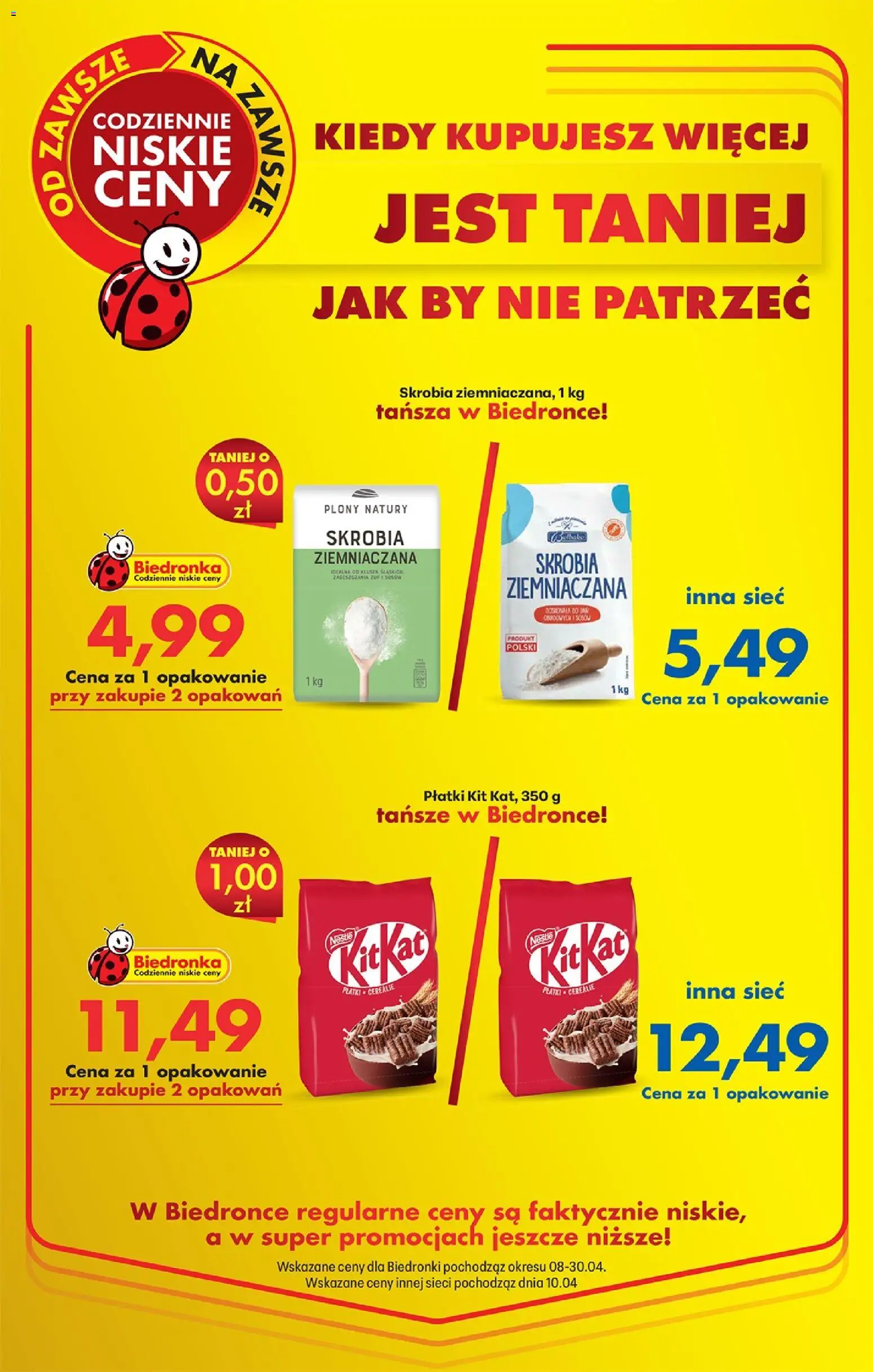 Biedronka Polsko leták - Codziennie niskie ceny od 23.04.2026 | Strana: 8 | Produkty: Cereálie
