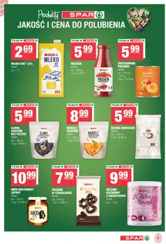 Pogląd oferty "Spar gazetka" - ważna od 23.03.2026 | Strona: 9 | Produkty: Pierniki, Miód, Morele, Mleko