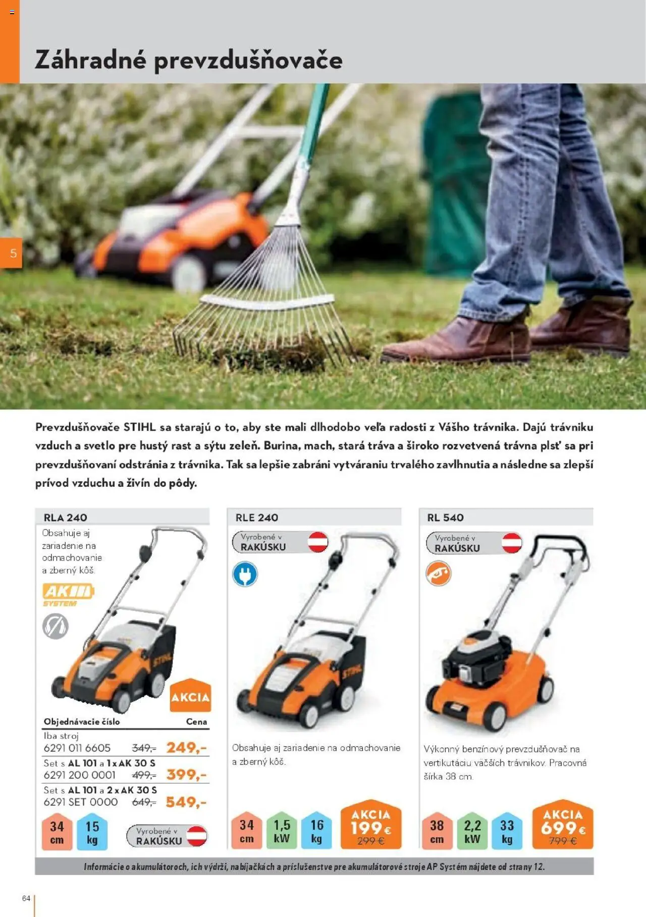 Nové STIHL akcie – leták je platný od 29.09.2025 | Strana: 64 | Produkty: Svetlo