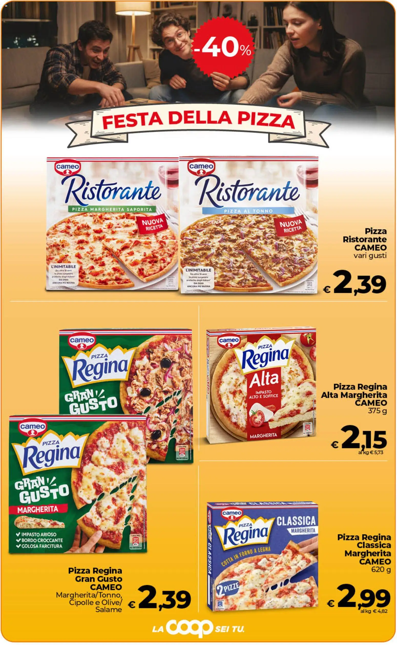 Volantino COOP del 07.04.2026 | Pagina: 24 | Prodotti: Salame, Pizza, Cipolle, Tonno