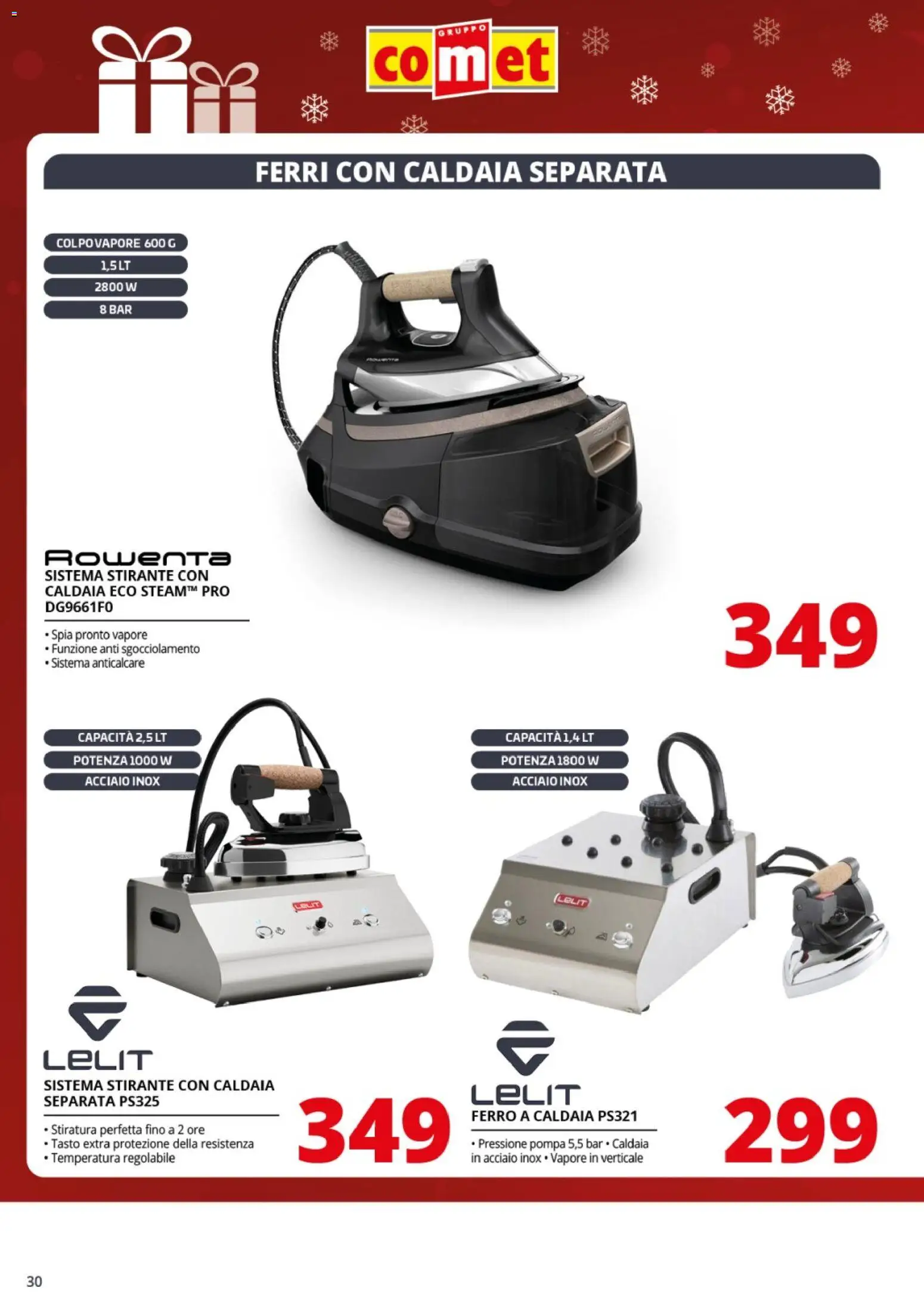Volantino Comet del 01.12.2025 | Pagina: 30 | Prodotti: Caldaia, Anticalcare