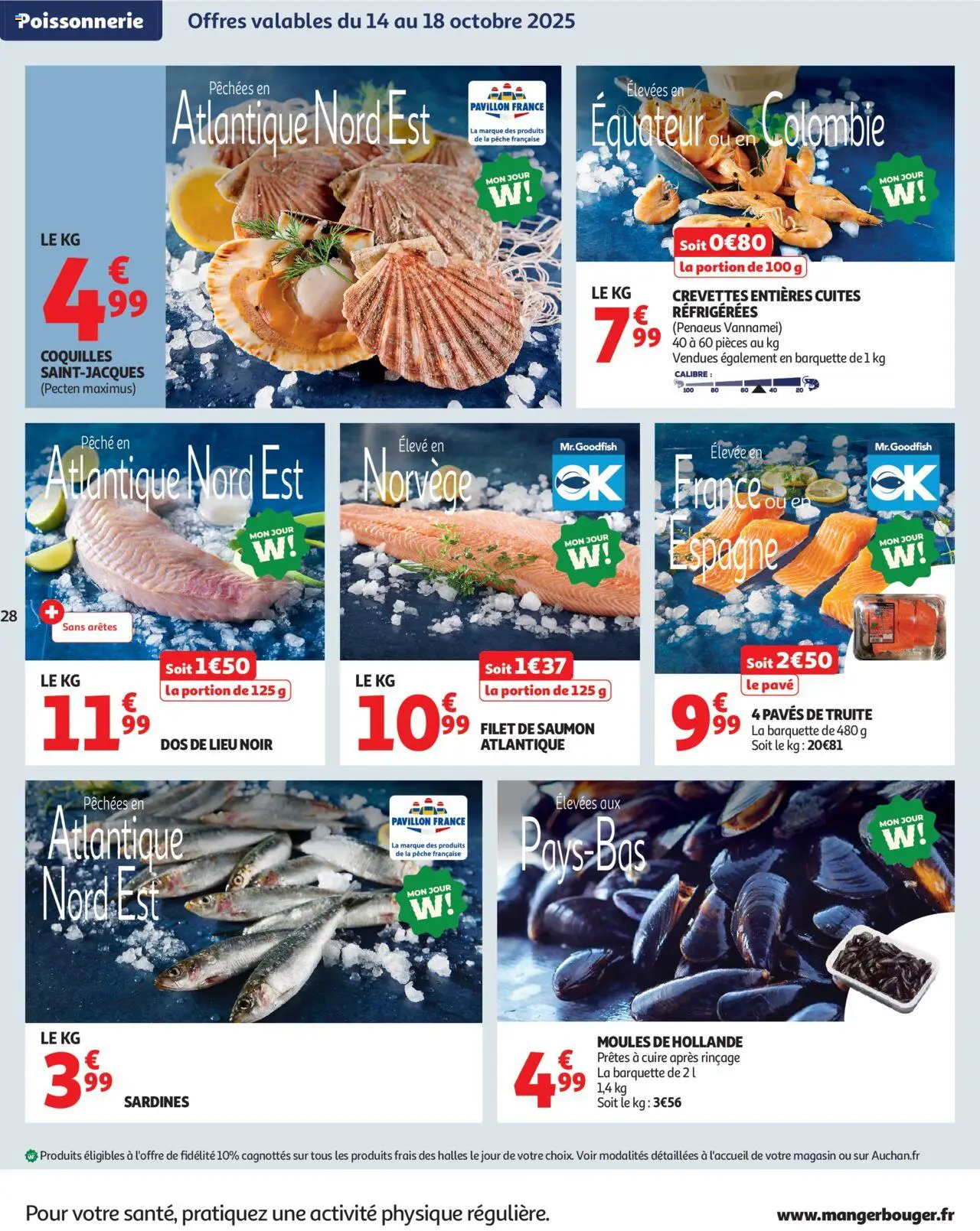 {H1} | Page: 28 | Produits: Pêche, Sardines, Poissonnerie, Saumon