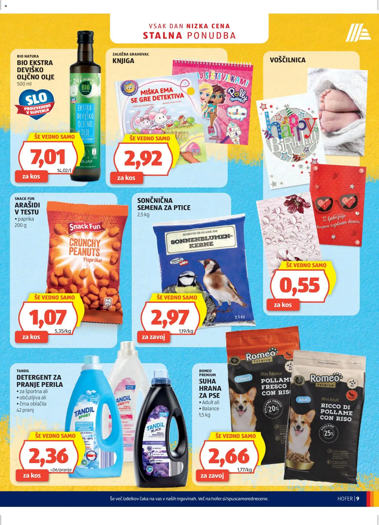 Hofer SI katalog | vrijedi od 01.04.2026 | Stranica: 9