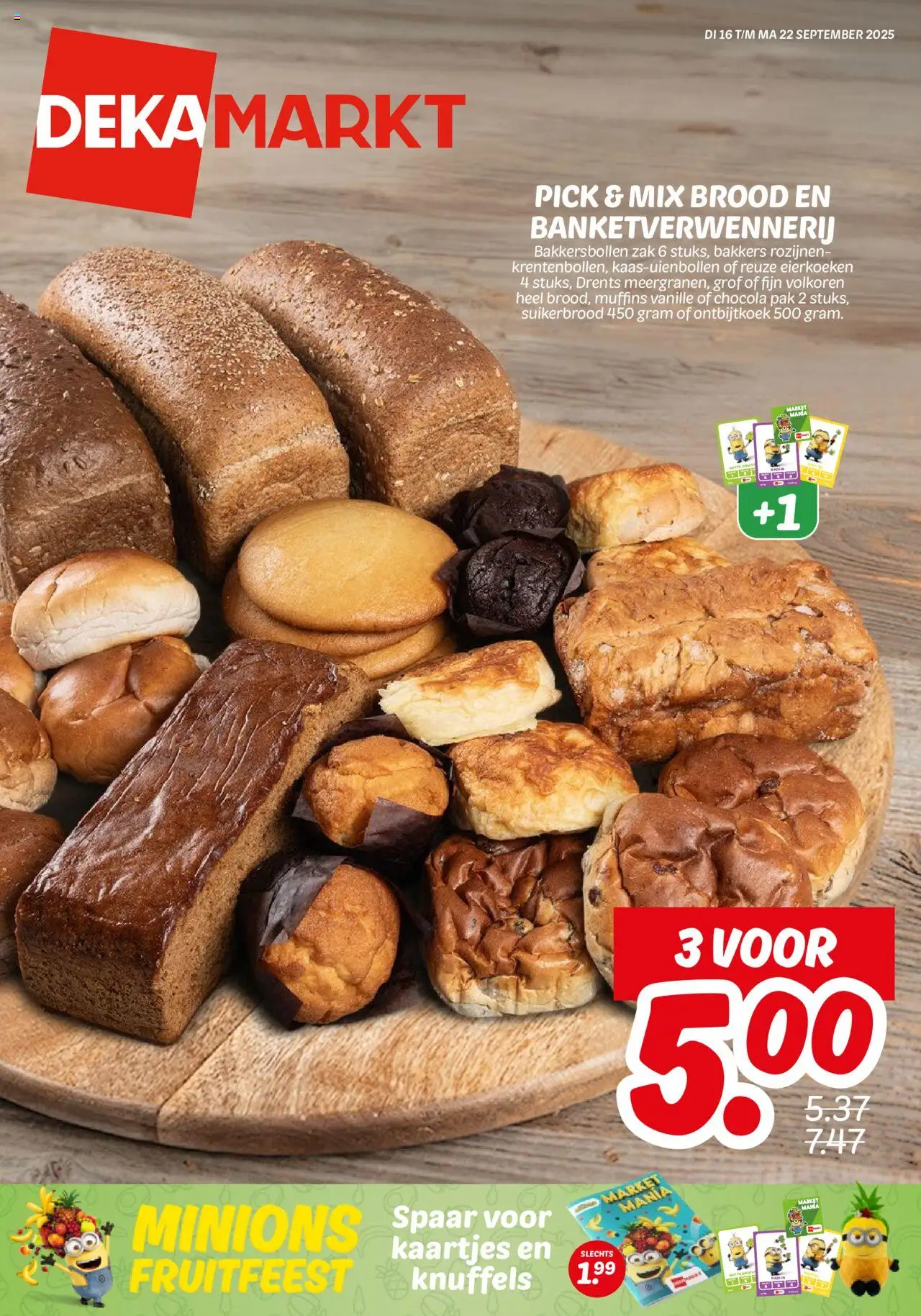  | Pagina: 1 | Producten: Muffins, Brood, Rozijnen, Pavilon