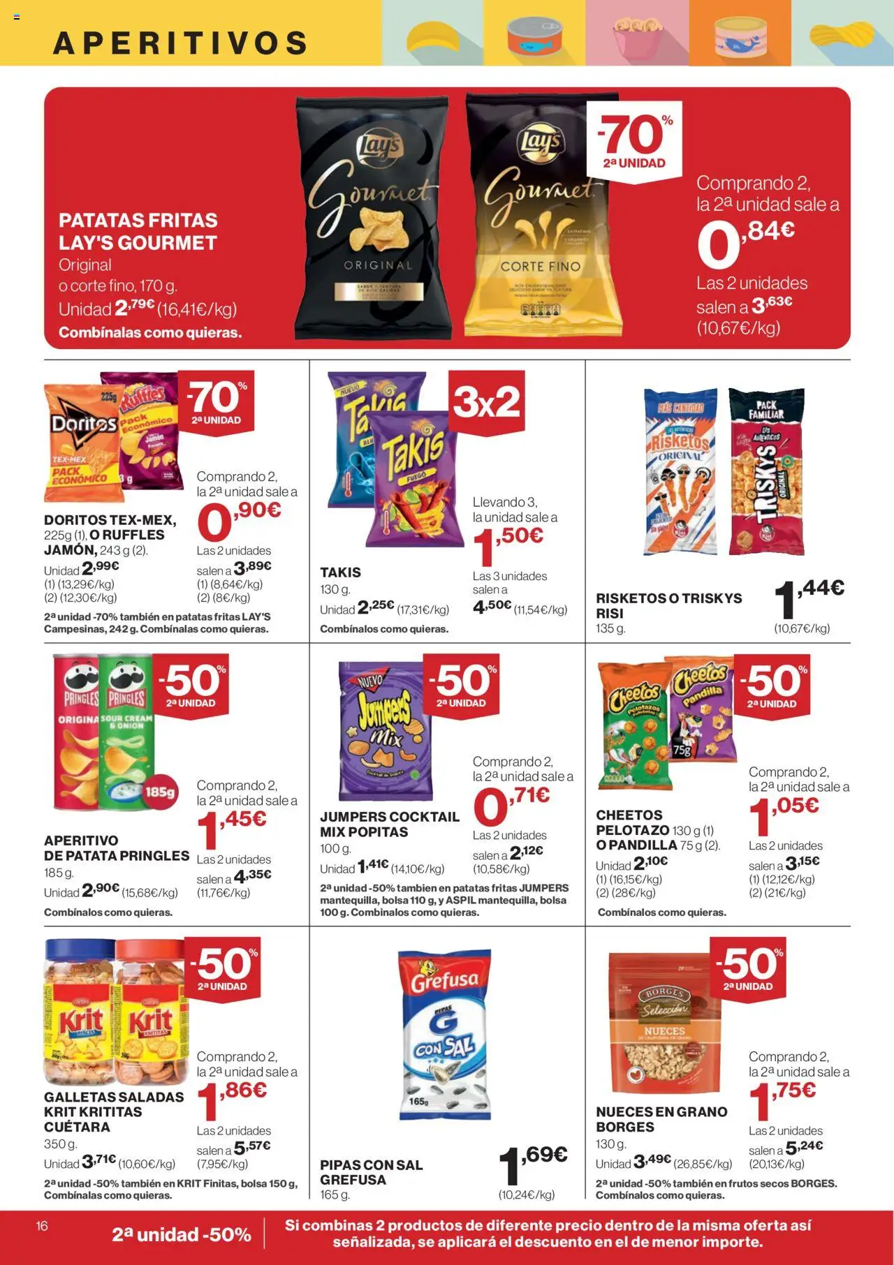Supercor folleto │ válido desde el 31.07.2025 | Página: 16 | Productos: Frutos secos, Galletas, Bolsa