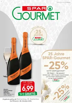SPAR Gourmet Flugblatt ab 25.09.2025 gültig
