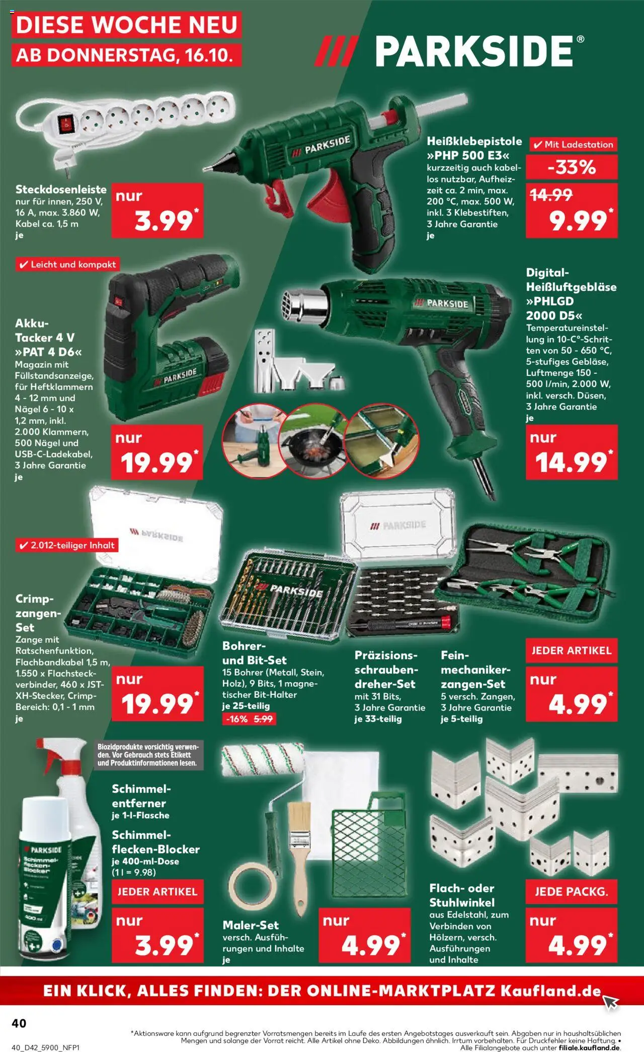 Kaufland prospekt Frankfurt (Oder)	 – gültig ab 16.10.2025 | Seite: 40 | Produkte: Kabel
