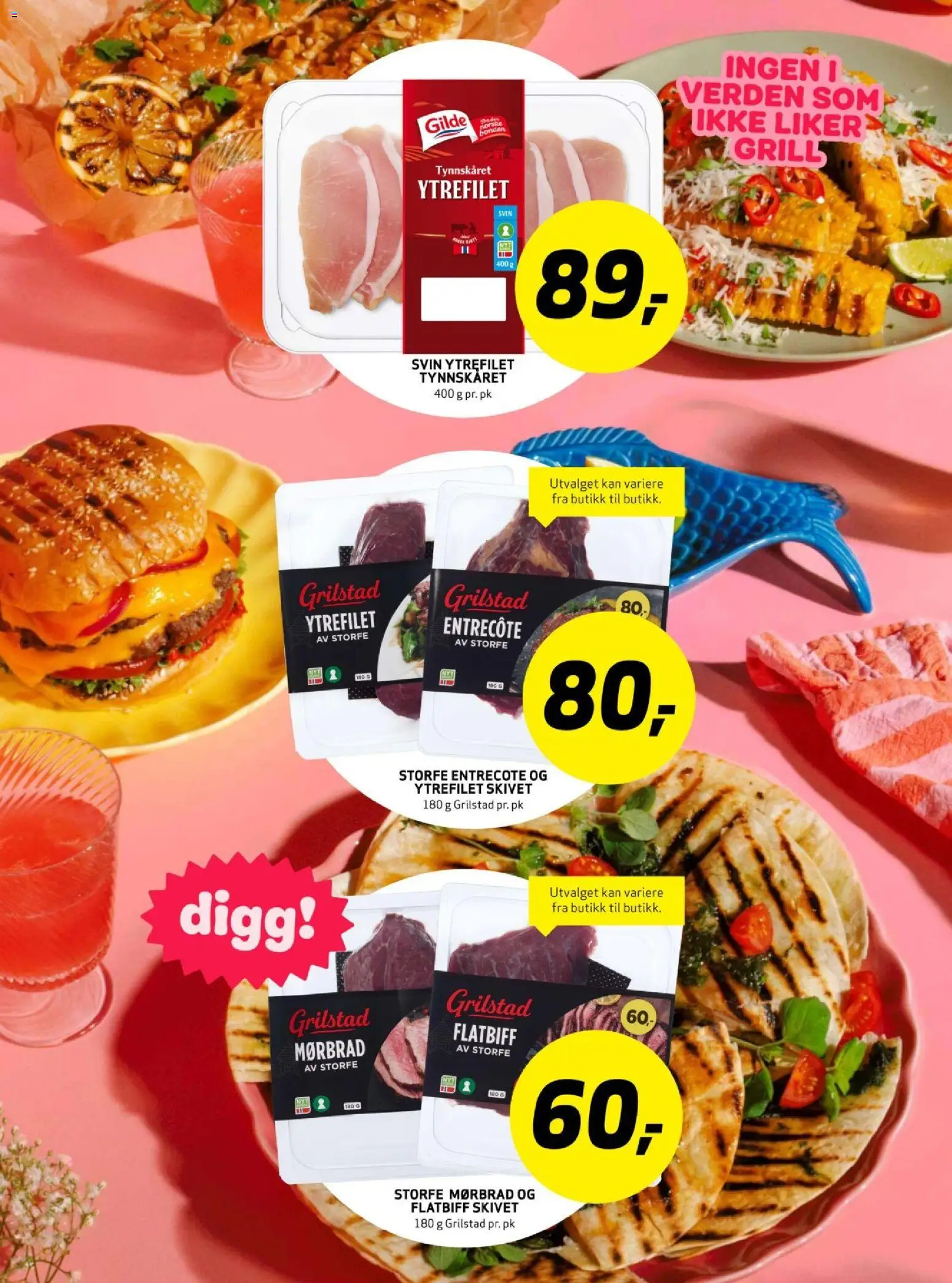 {H1} | Side: 6 | Produkter: Svin, Speltbrød, Grill, Підставка