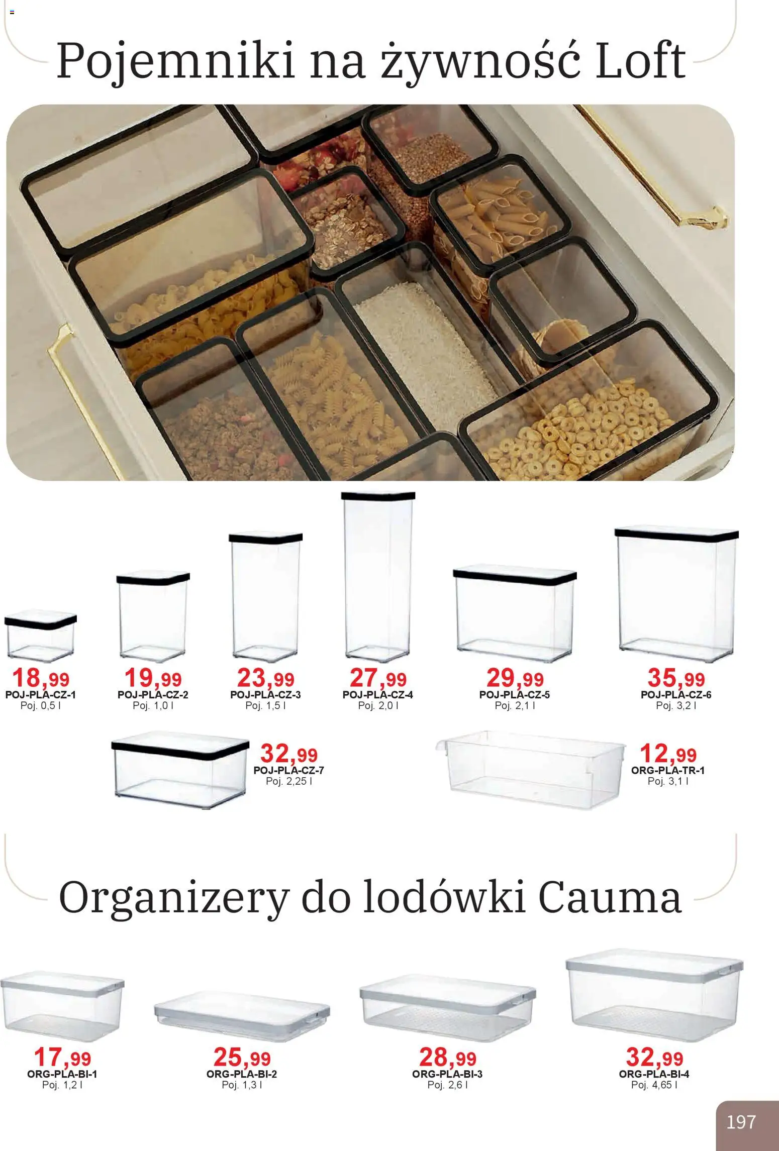 Bodzio Katalog od 01.01.2026 | Strona: 197 | Produkty: Pojemniki na żywność