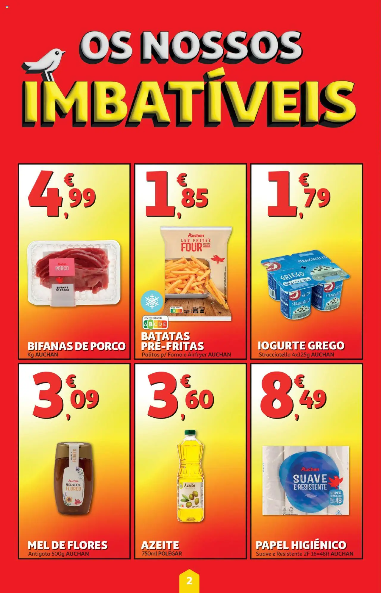 Auchan folheto │ válido de 16.10.2025 | Página: 2 | Produtos: Forno, Azeite, Flores, Mel