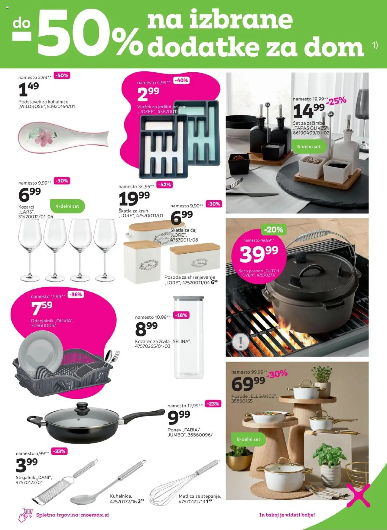Mömax katalog do -50% na izbrane dodatke za dom │ velja od 18.08.2025 | Stran: 7 | Izdelki: Pribor, Skatla, Caj, Zacimbe