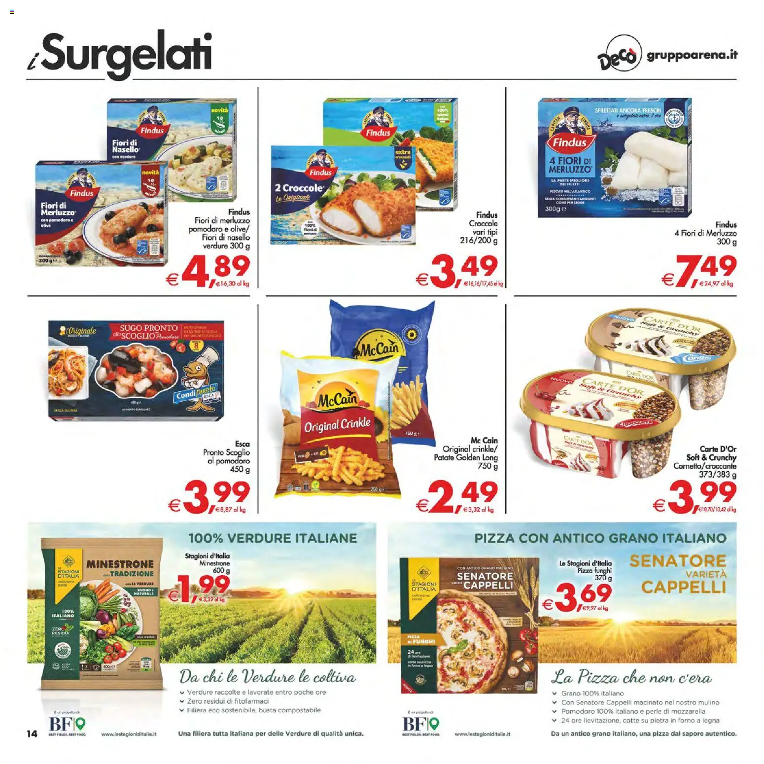 Volantino Decò del 06.03.2026 | Pagina: 14 | Prodotti: Pizza, Pomodoro, Forno, Sugo