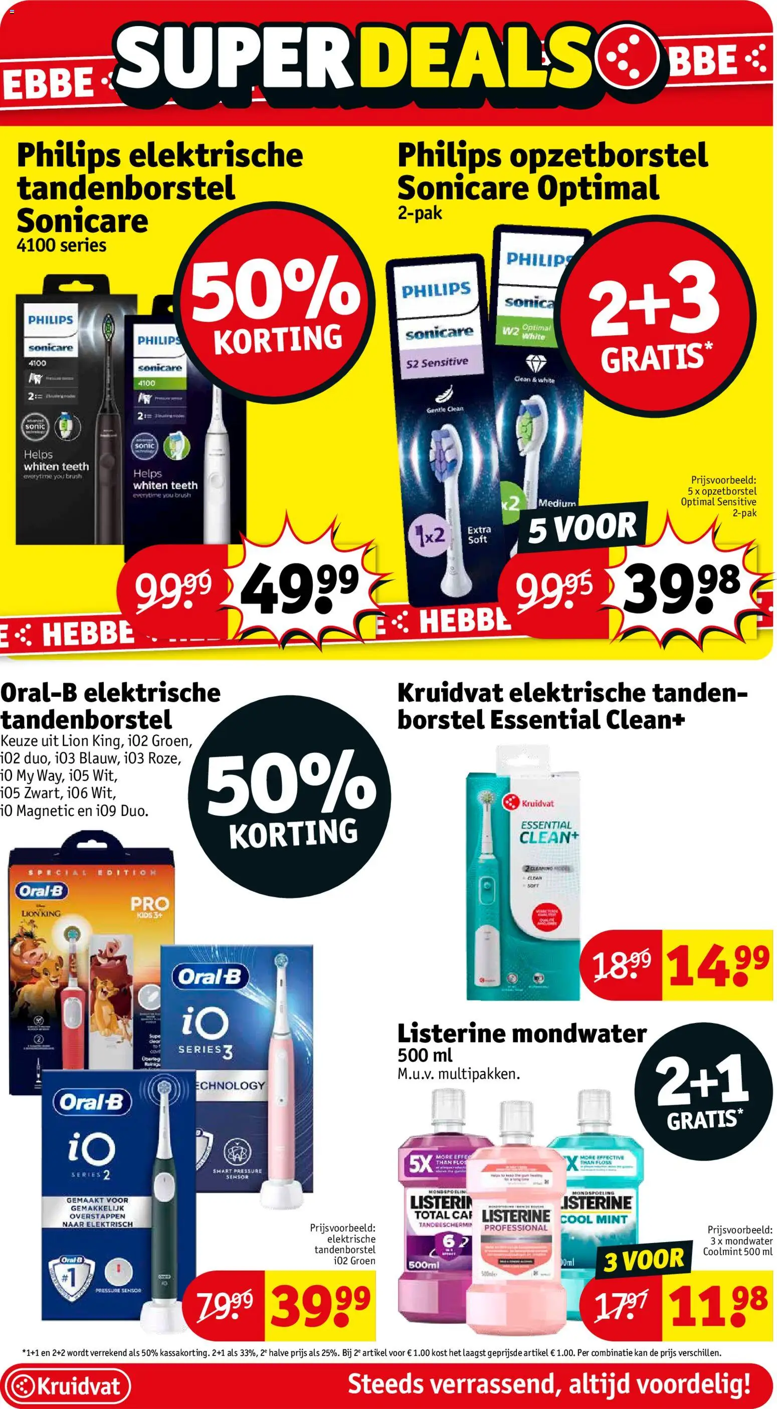 {H1} | Pagina: 38 | Producten: Elektrische tandenborstel, Borstel, Mondwater, Kan