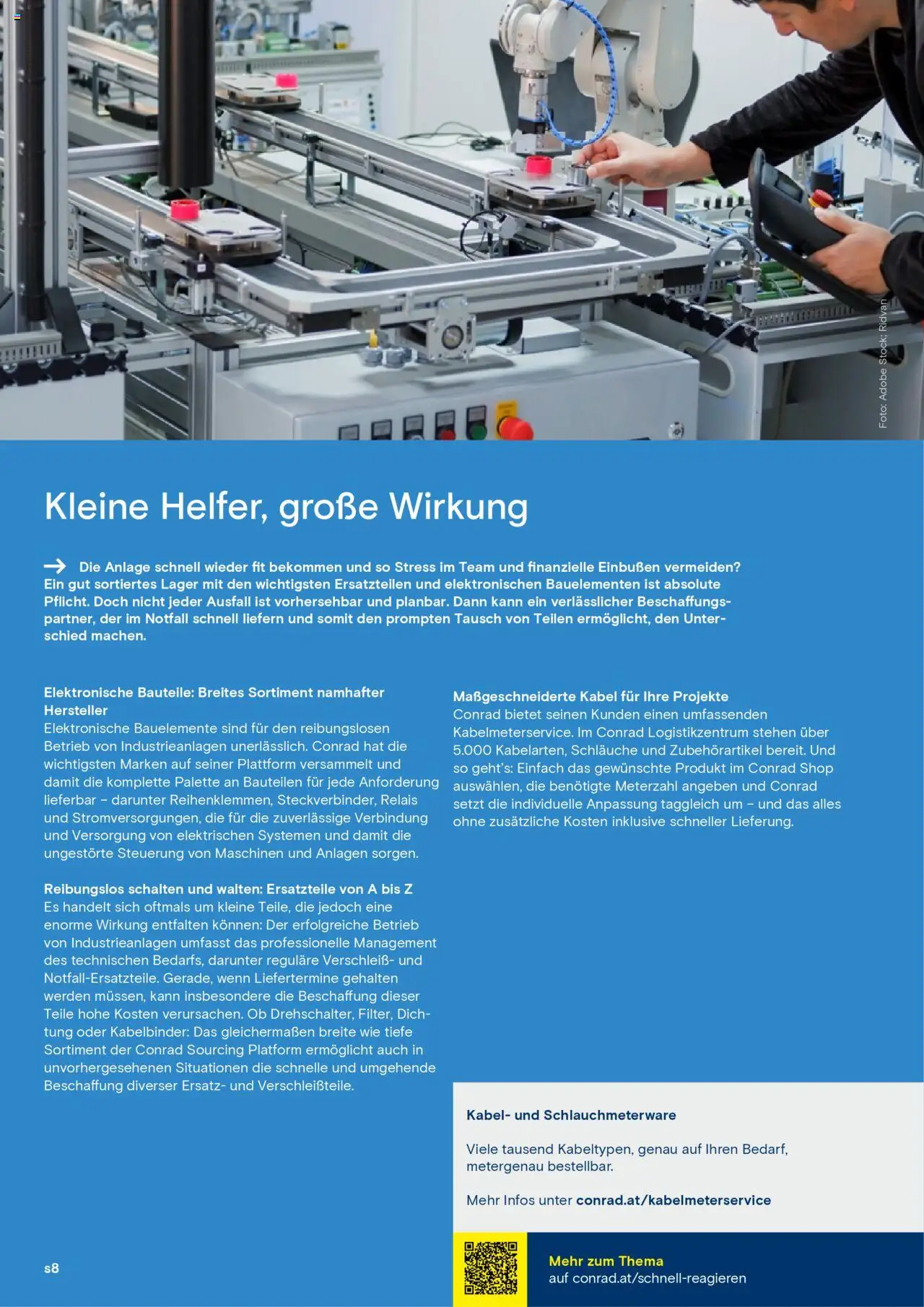 Conrad Katalog ungeplanter Bedarf gültig ab 15.05.2025 | Seite: 8 | Produkte: Kabel