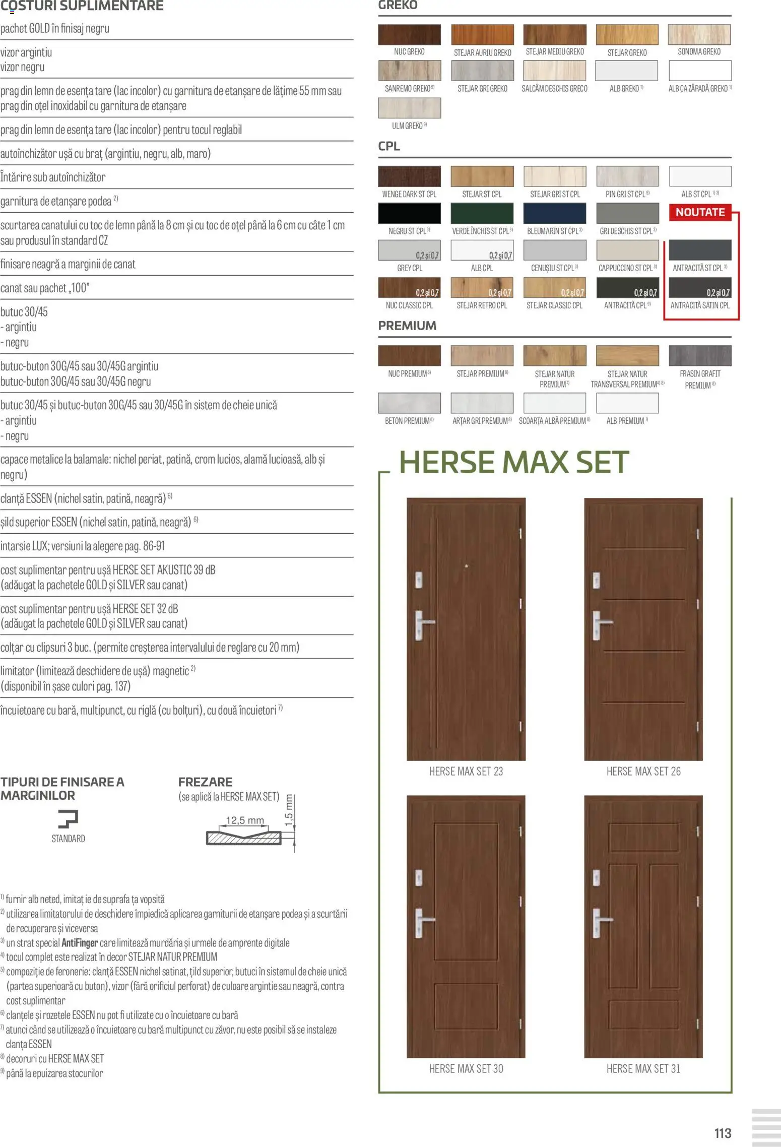 Noul catalog Proges – valabil de la 23.08.2024 | Pagină: 113 | Produse: Colțar, Ușă