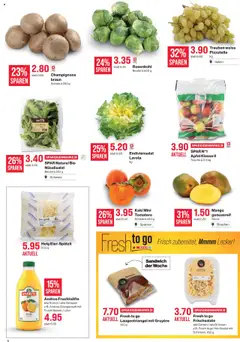 SPAR Aktionen – gültig ab 18.09.2025 | Seite: 4 | Produkte: Orangensaft, Äpfel, Mango, Tasche