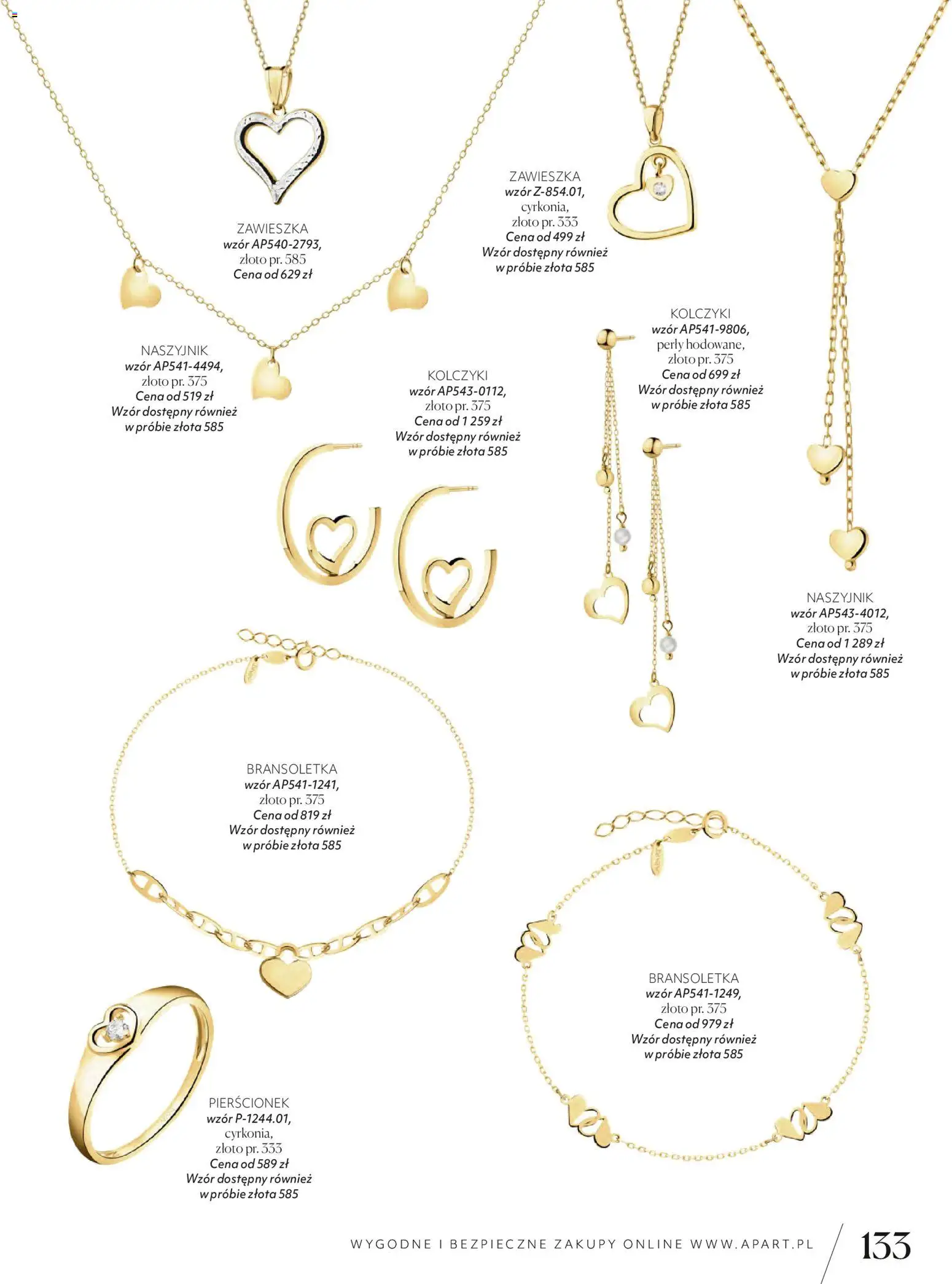 Apart promocje od 04.11.2025 | Strona: 135 | Produkty: Naszyjnik, Bransoletka, Pierścionek