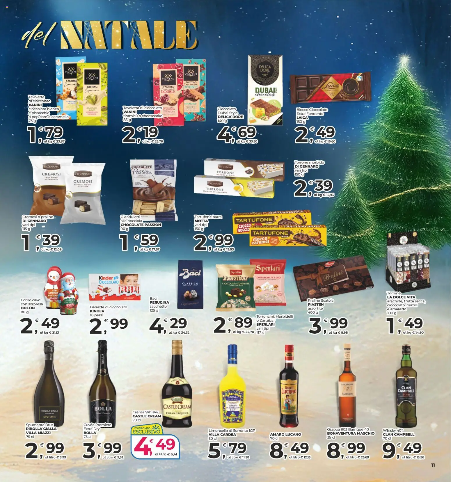 Volantino Alter Discount del 17.12.2025 | Pagina: 11 | Prodotti: Latte, Mirtilli, Pop corn, Amaro