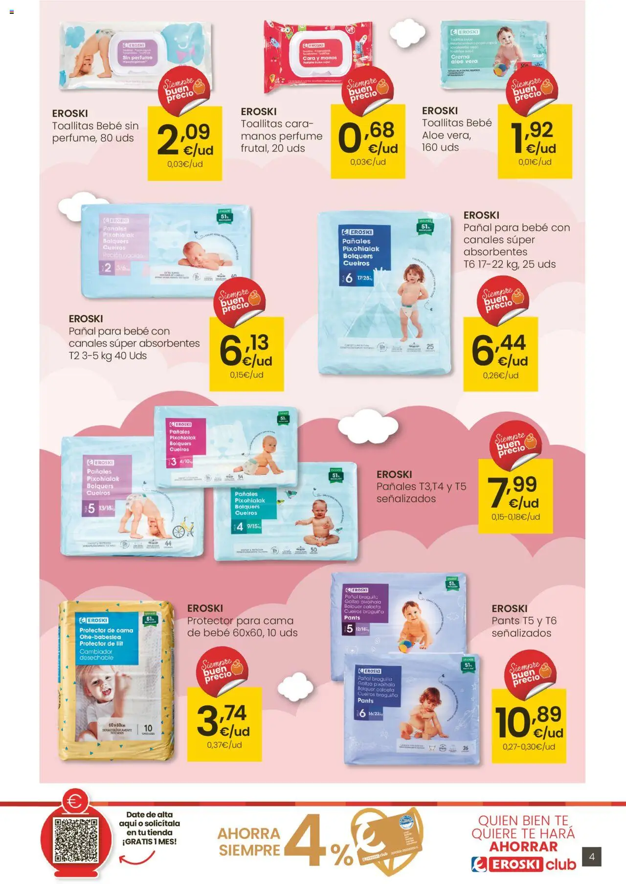 Eroski - Oh Qué peke │ válido desde el 02.10.2025 | Página: 4 | Productos: Perfume, Crema, Té, Cama