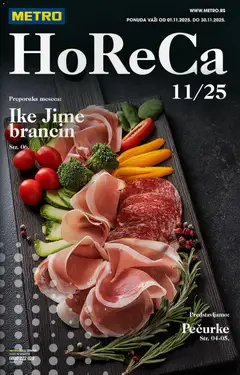 Metro Horeca - pregled Metro kataloga - važi od 01.11.2025