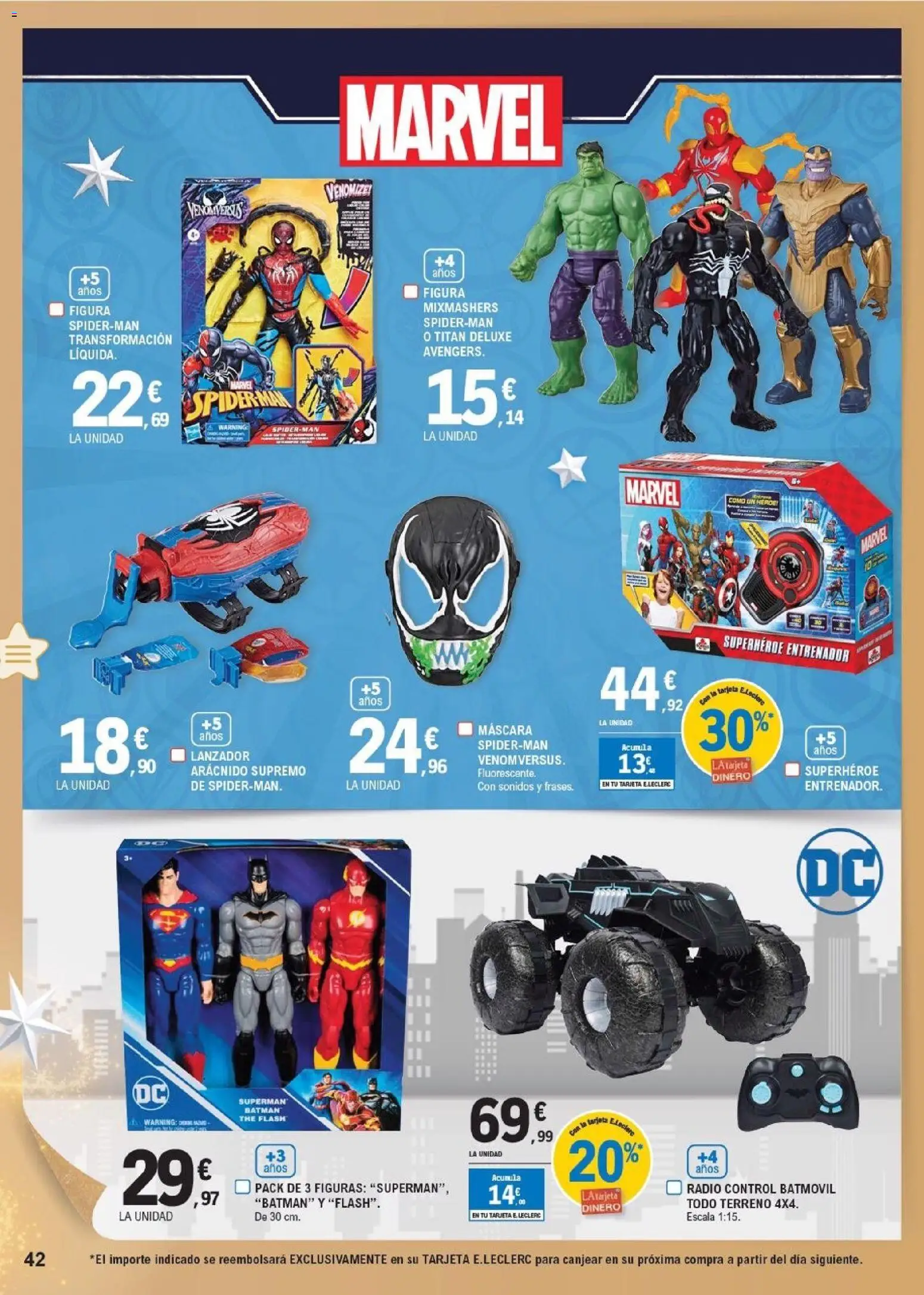 E.Leclerc - Juguetes  │ válido desde el 03.11.2025 | Página: 42 | Productos: Máscara, Radio