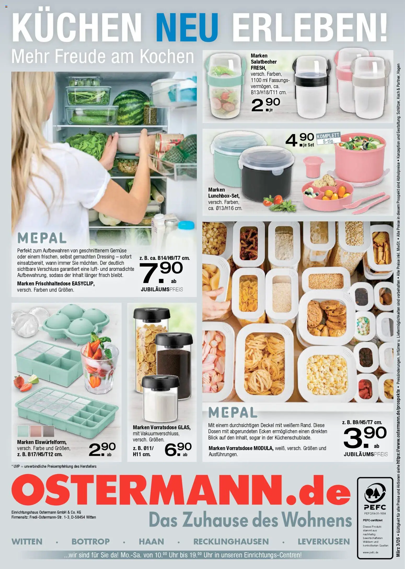 Ostermann Küchen Spezial – gültig ab 06.03.2026 | Seite: 24 | Produkte: Dressing, Gemüse, Kuchen, Uhr