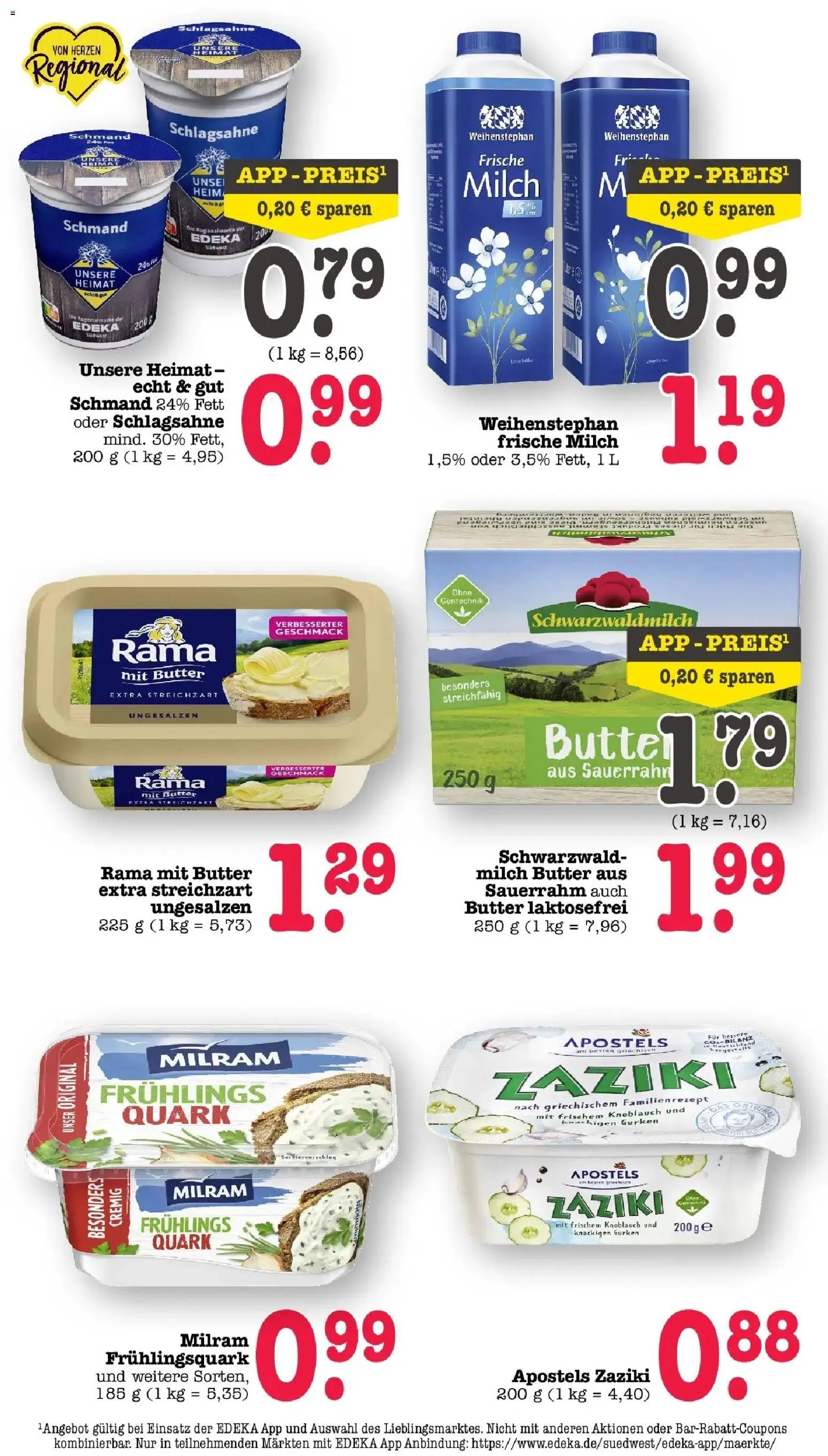 Edeka prospekt Offenbach	 – gültig ab 05.04.2026 | Seite: 27 | Produkte: Schlagsahne, Knoblauch, Sauerrahm, Gurken