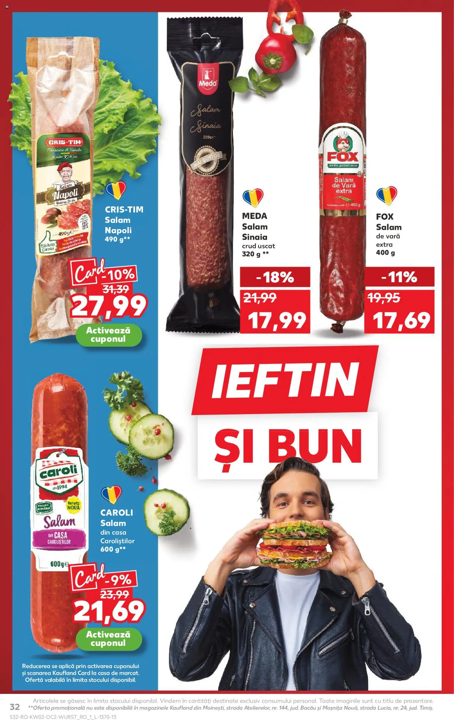 Noul catalog Kaufland – valabil de la 07.01.2026 | Pagină: 32 | Produse: Salam