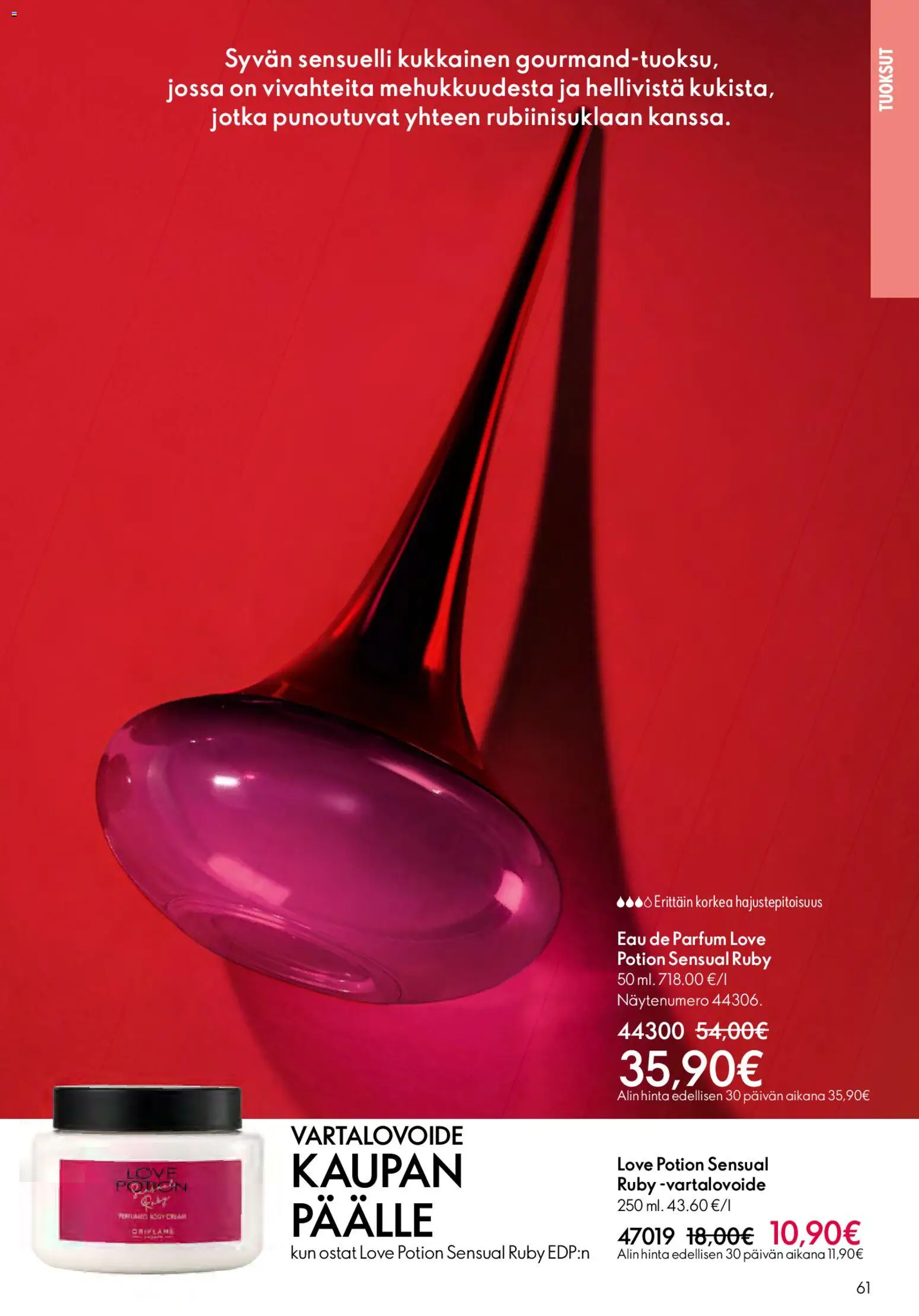 Oriflame - Esite 06 – voimassa 22.04.2026 alkaen | Sivu: 61 | Tuotteet: Vartalovoide