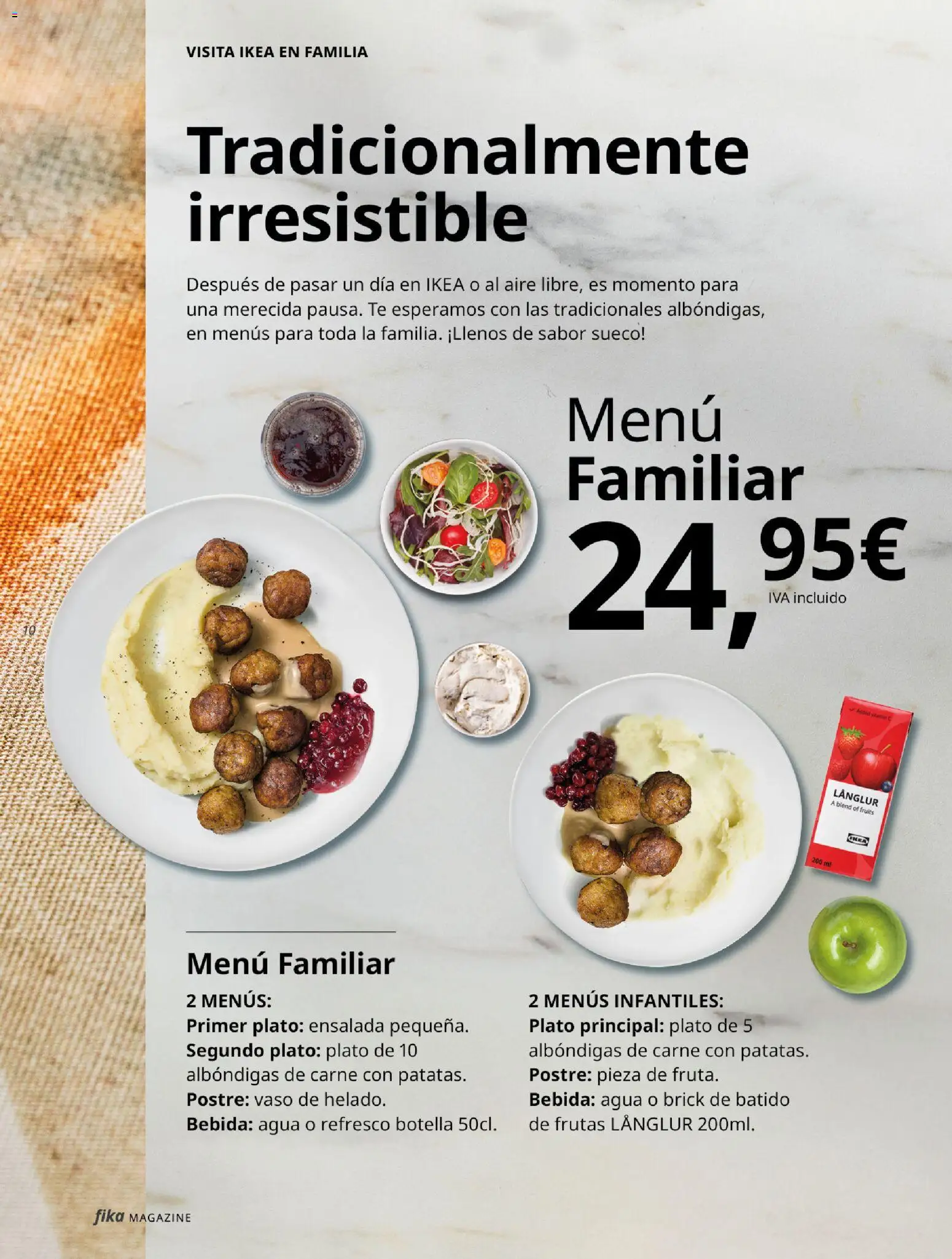 Catálogo IKEA Fika │ válido desde el 01.04.2026 | Página: 10 | Productos: Té, Ensalada