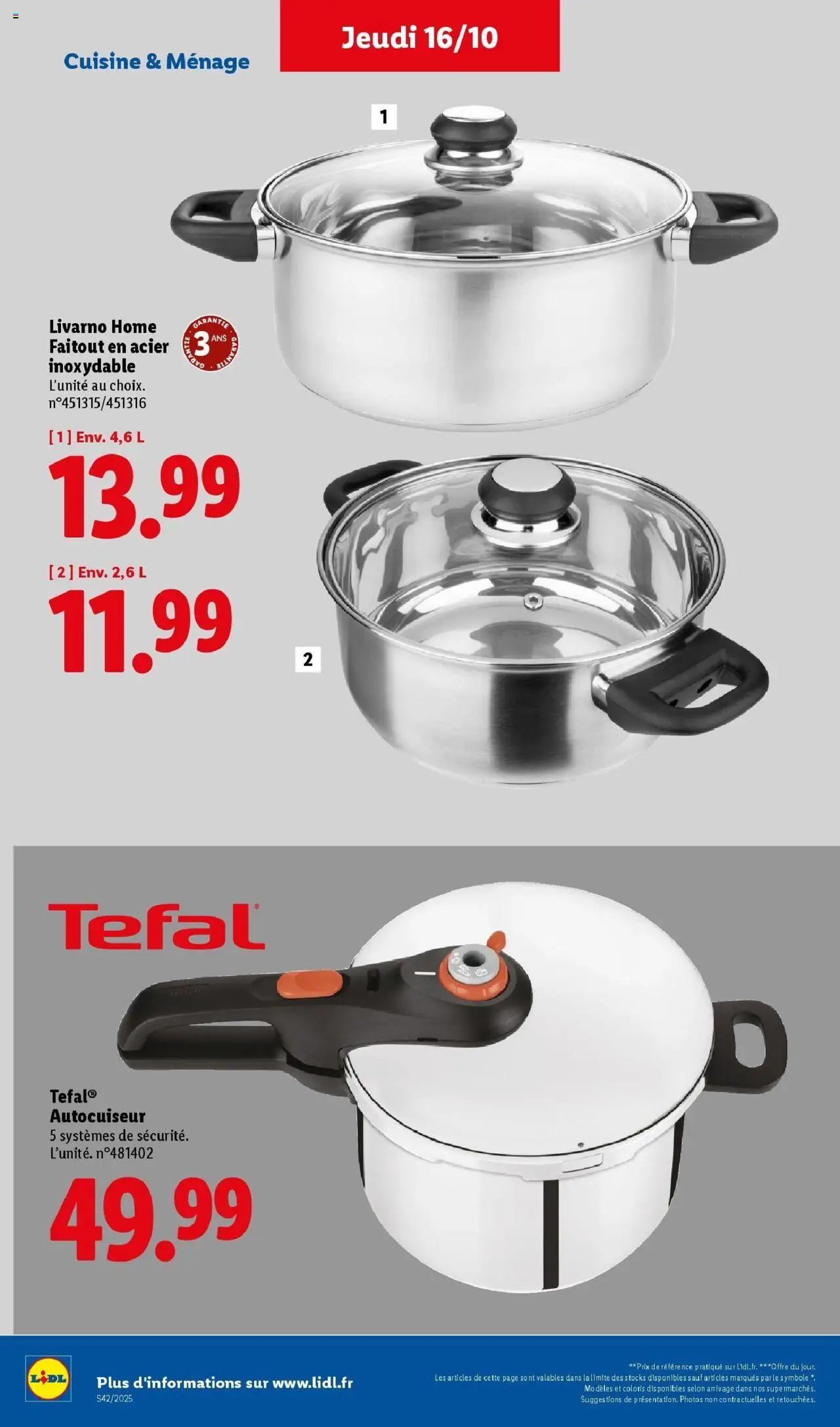 {H1} | Page: 48 | Produits: Autocuiseur, Tefal, Autocuiseur tefal