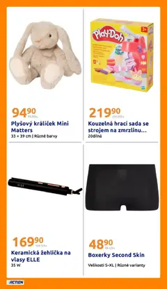 Náhled letáku Action aktuální leták od 11.03.2026 | Strana: 26 | Produkty: Boxerky, Žehlička, Žehlička na vlasy, Barvy