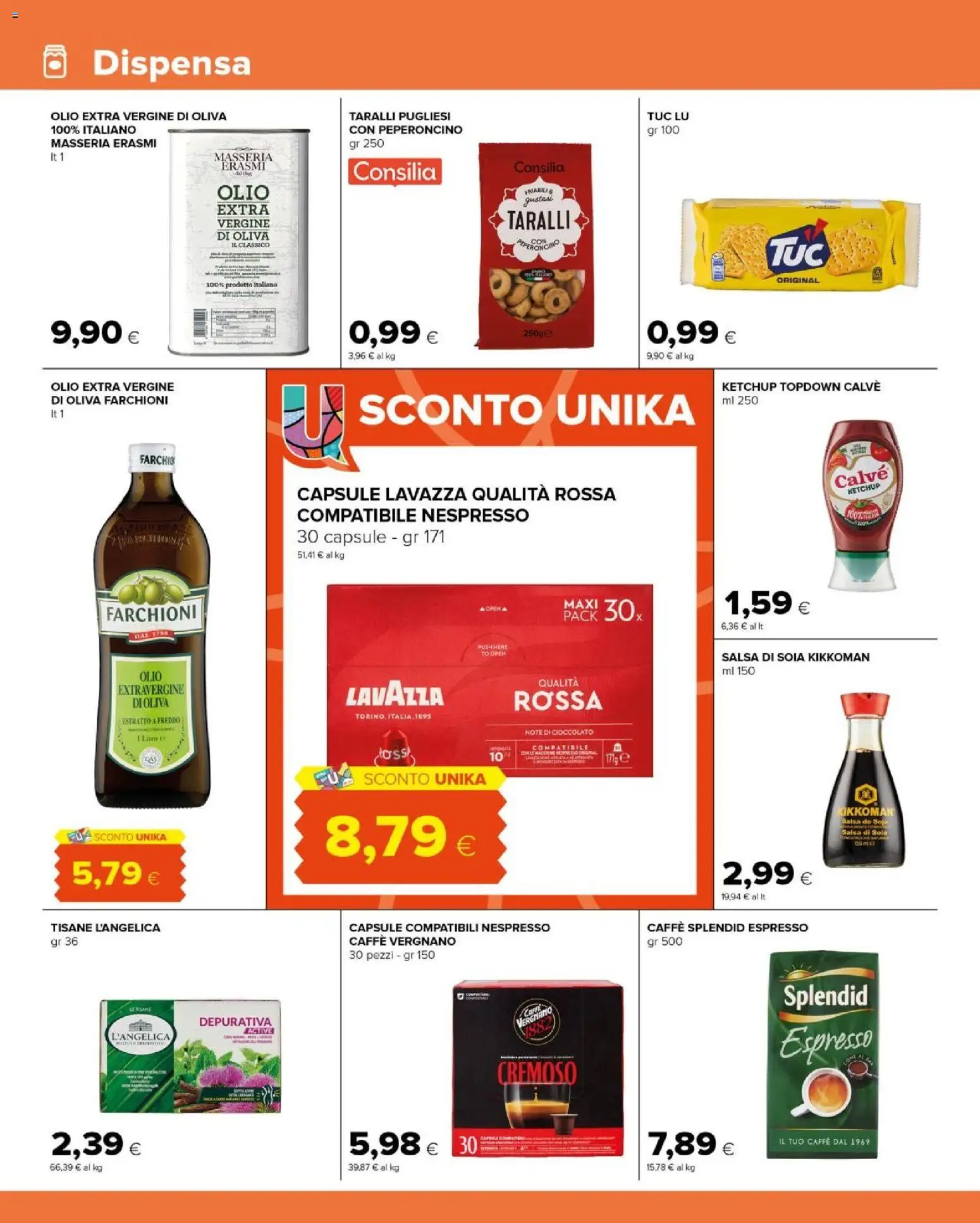 Volantino Tigre del 25.02.2026 | Pagina: 8 | Prodotti: Caffè, Salsa, Taralli, Lavazza