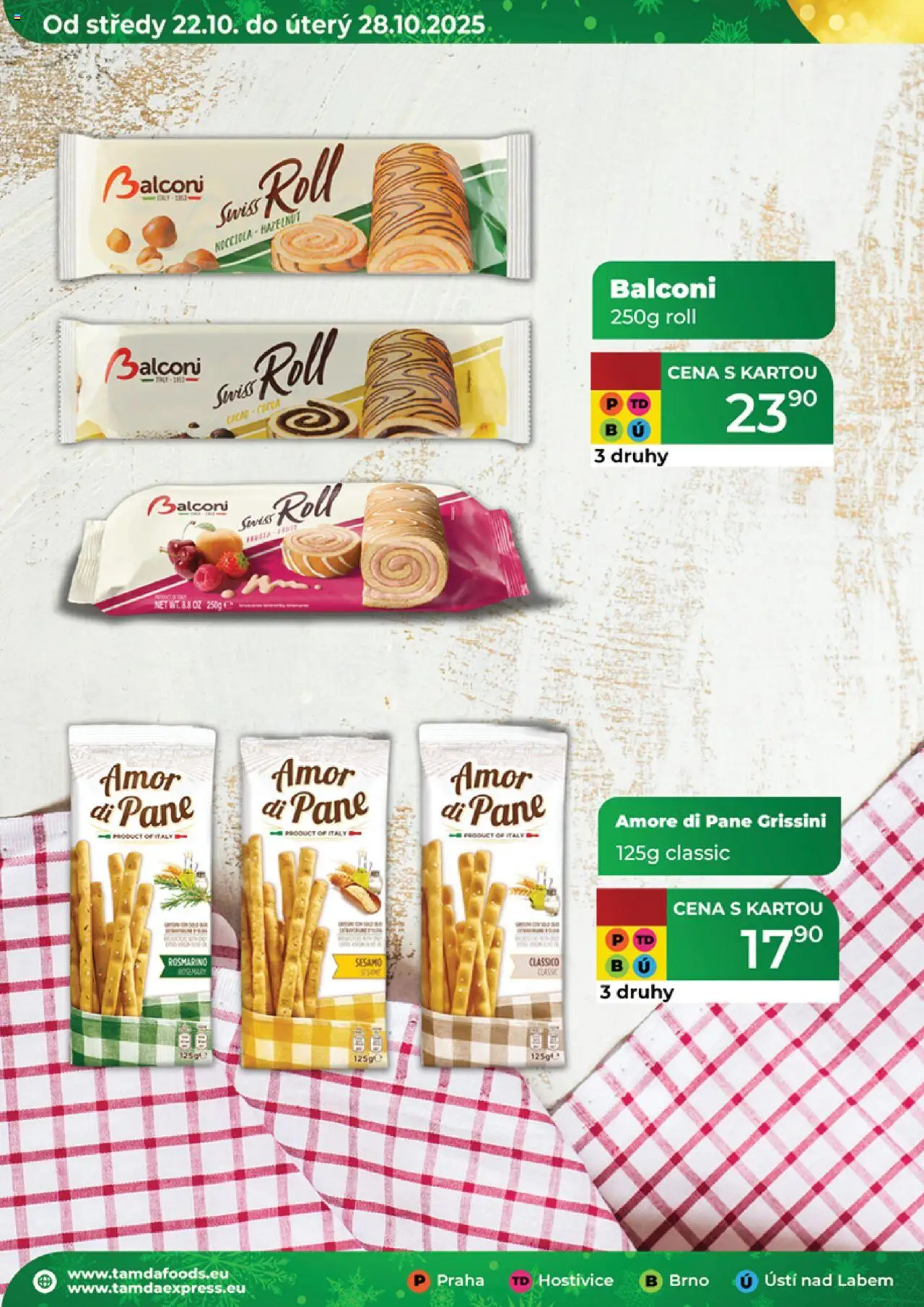 Tamda Foods leták od 22.10.2025 | Strana: 30 | Produkty: Grissini
