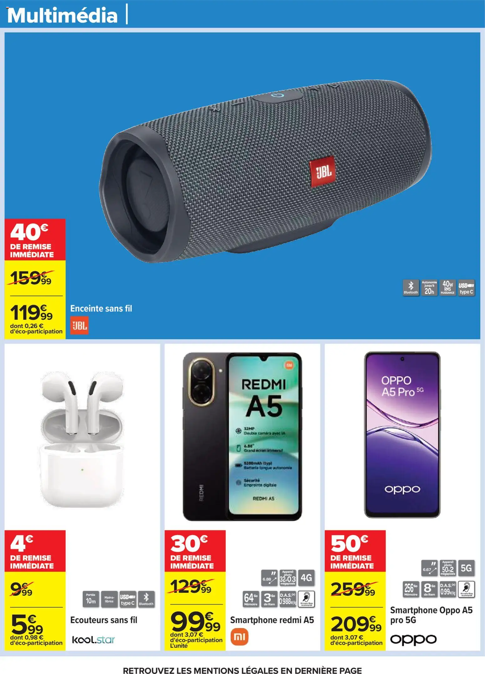 {H1} | Page: 69 | Produits: Smartphone, Écouteurs, Appareil photo, Enceinte