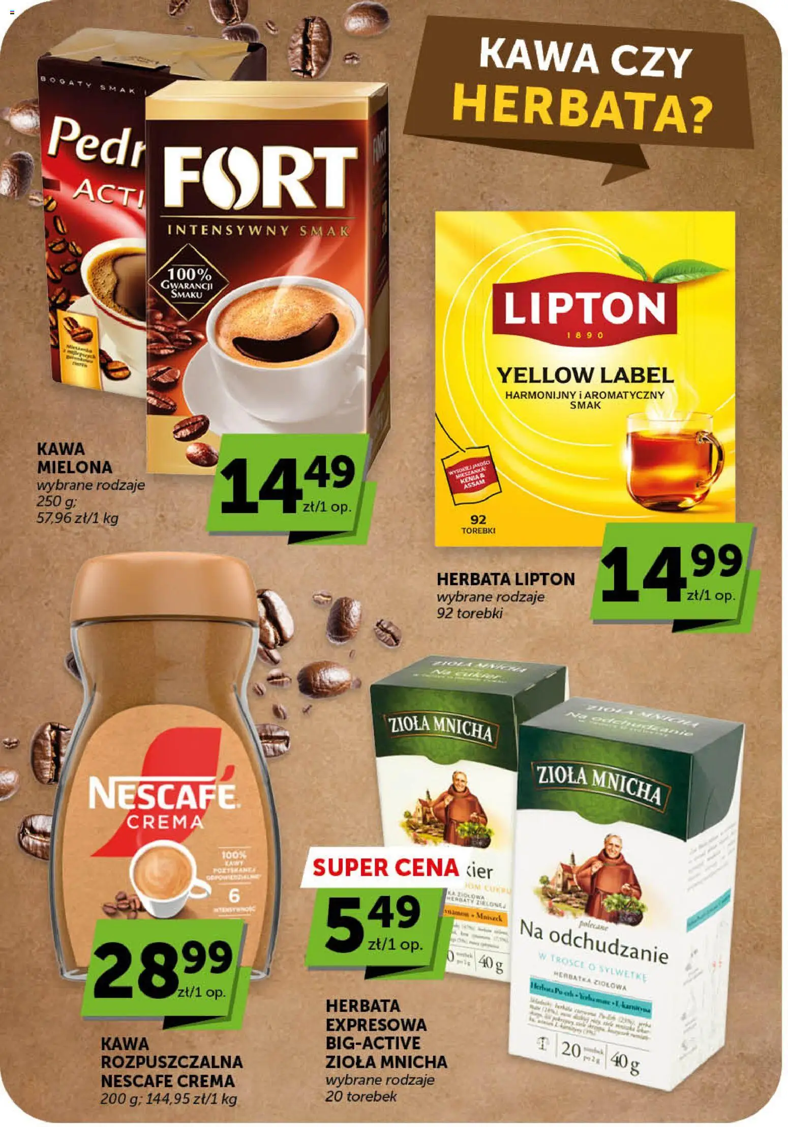 ABC gazetka od 16.04.2026 | Strona: 28 | Produkty: Nescafe, Herbata lipton, Herbata, Torebki