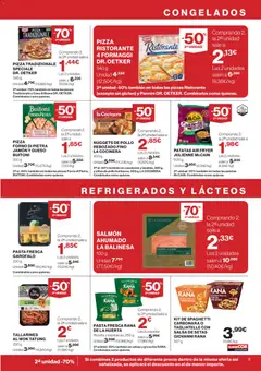 Vista previa Supercor Canarias válido desde el 07.01.2026 | Página: 9 | Productos: Queso, Pizza, Salmón ahumado, Canelones