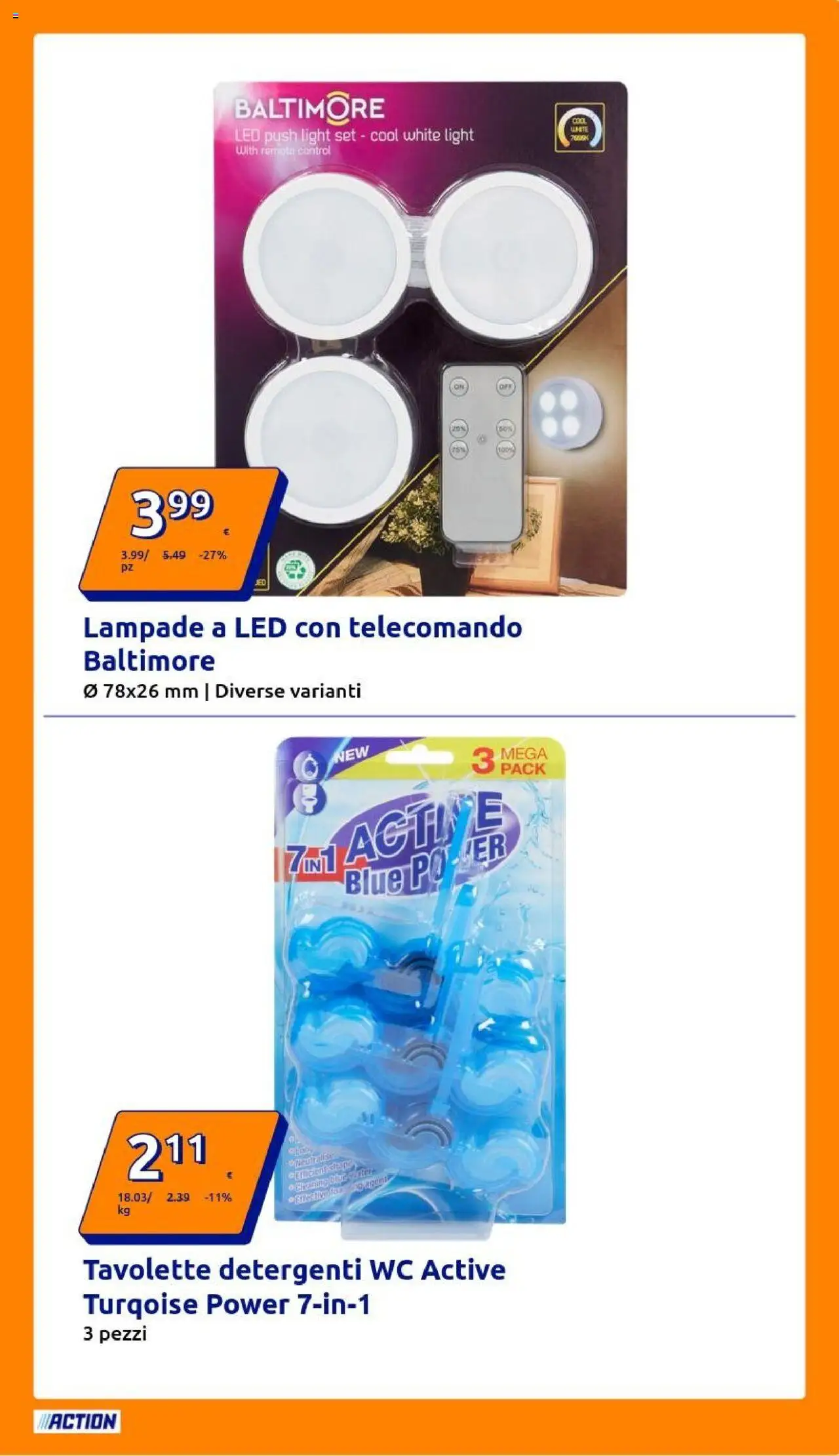 Volantino Action del 08.10.2025 | Pagina: 21 | Prodotti: Telecomando, WC