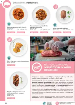 Gulasz wieprzowy w sosie własnym, • łopatka 45%, • opak. 3 kg od 29.05.2025 | Strona: 14 | Produkty: Mięso, Wieprzowina, Gulasz