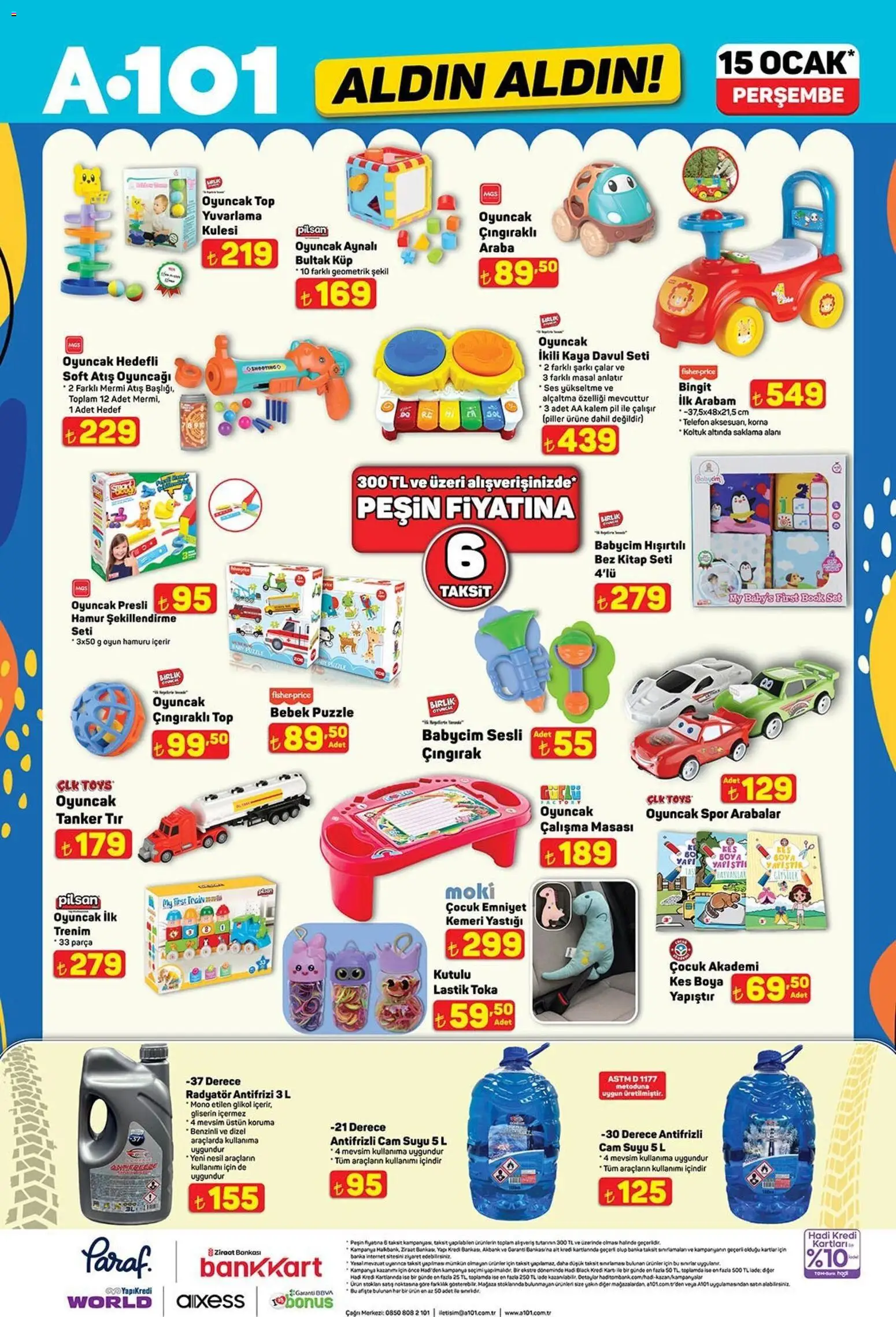 A101 Katalog Aldın Aldın - 15.01.2026 tarihinden itibaren geçerlidir | Sayfa: 9 | Ürünler: Koltuk, Oyun hamuru, Cam suyu, Oyun