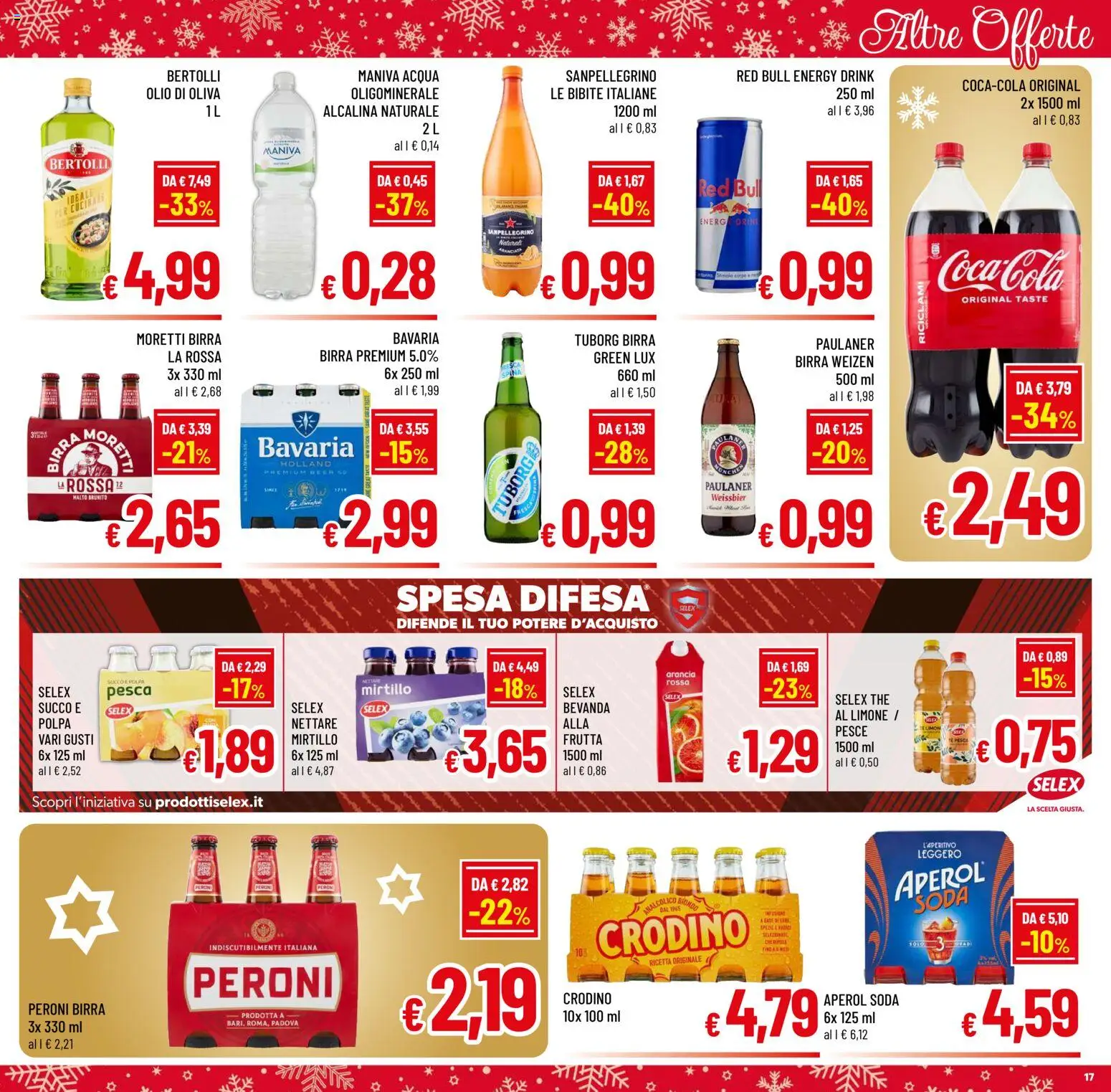 Volantino A&O del 10.12.2025 | Pagina: 17 | Prodotti: Limone, Pesca, Arancia, Olio di Oliva