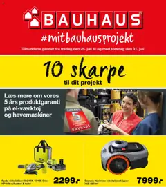 Eksempel på tilbudsavis Bauhaus - Tilbudsavis fra butik Bauhaus gyldig fra 25.07.2025