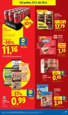 PODRAVKA Lino Pillows, Lino Pillows 500 g, Milk ili Nougat - Pregled kataloga iz trgovine Lidl, vrijedi od 23.03.2026 | Stranica: 63