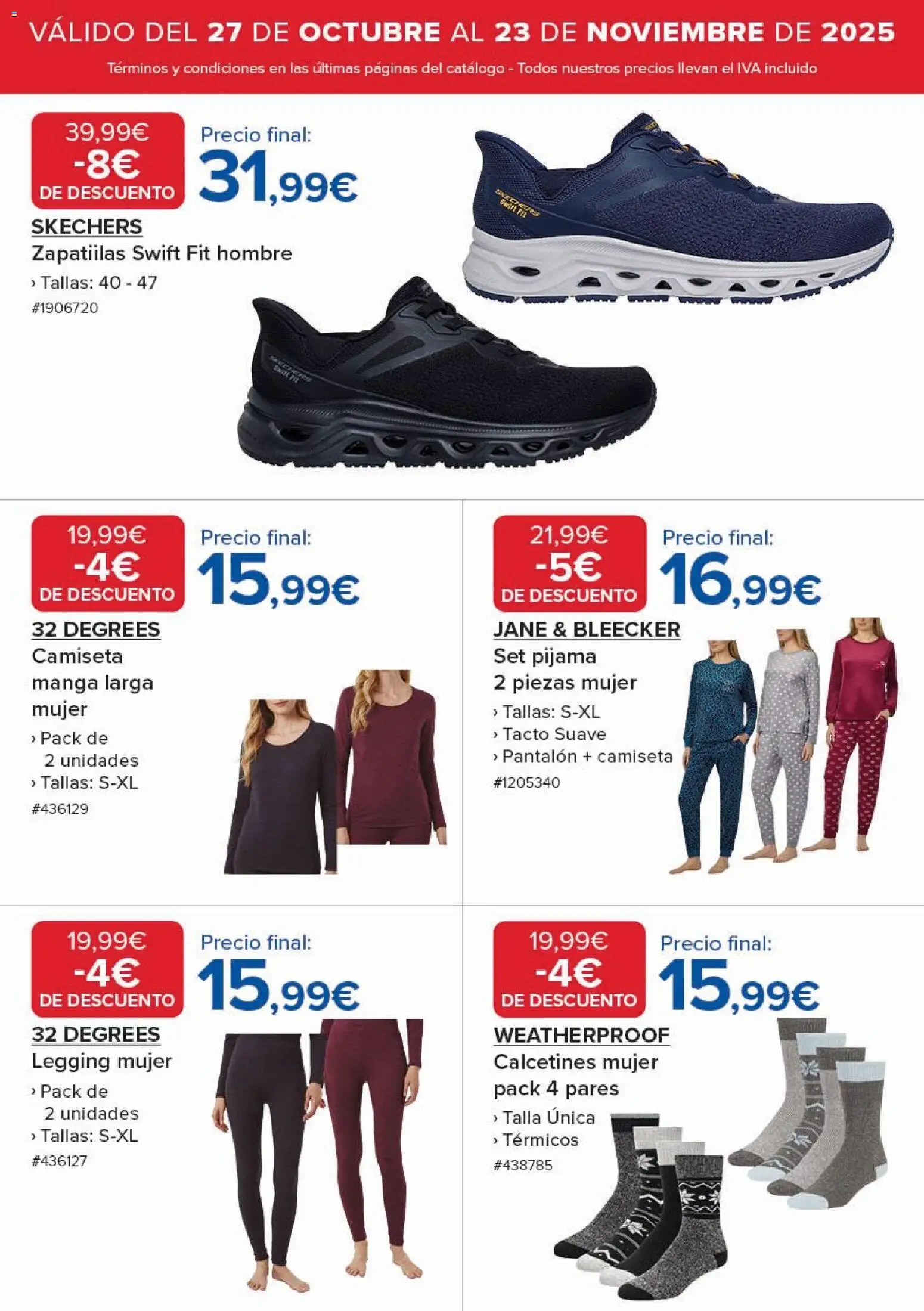 Costco catálogo │ válido desde el 27.10.2025 | Página: 12 | Productos: Pijama