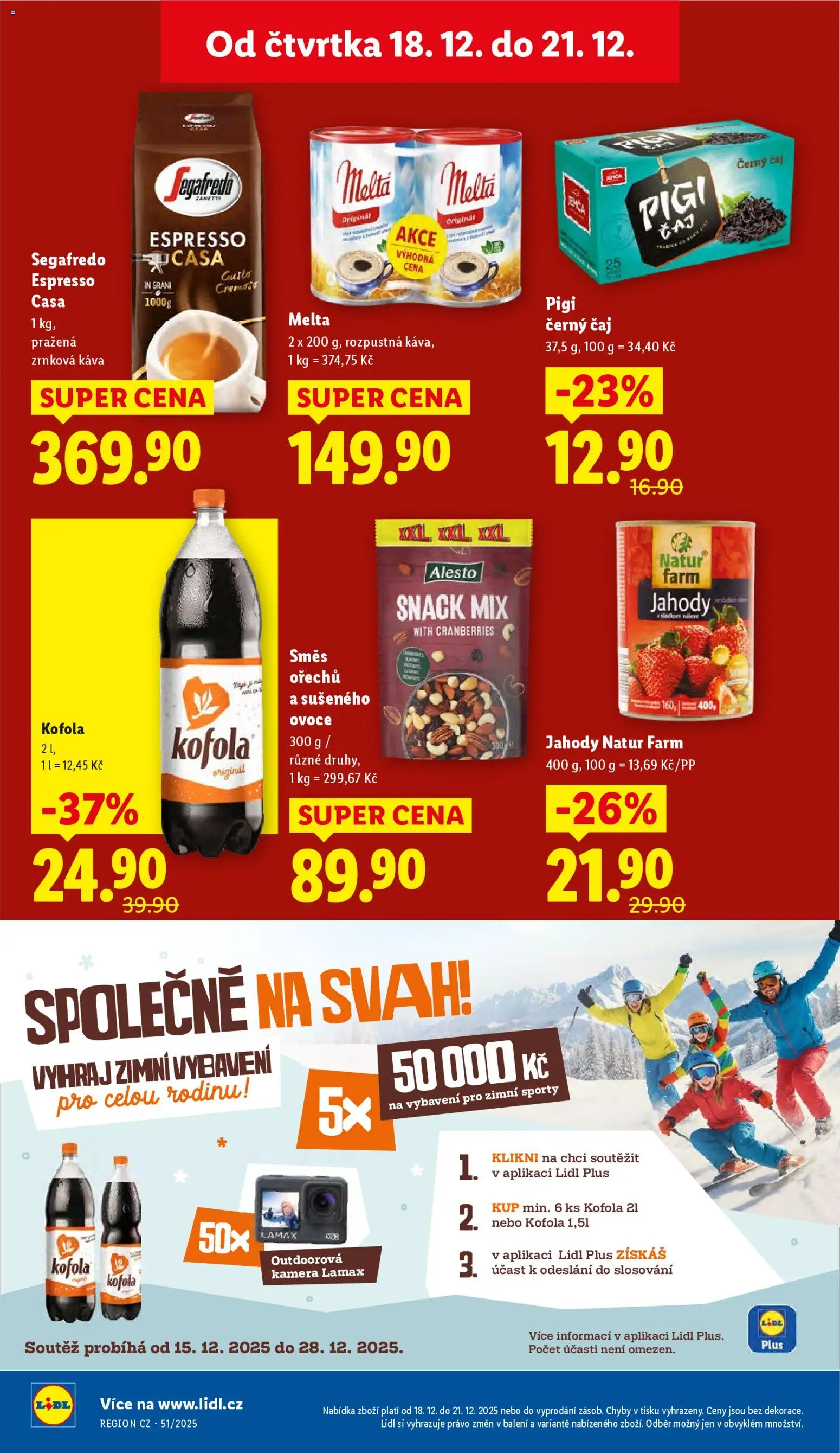 Lidl leták od 18.12.2025 | Strana: 22 | Produkty: Káva, Melta, Kofola, Zrnková káva