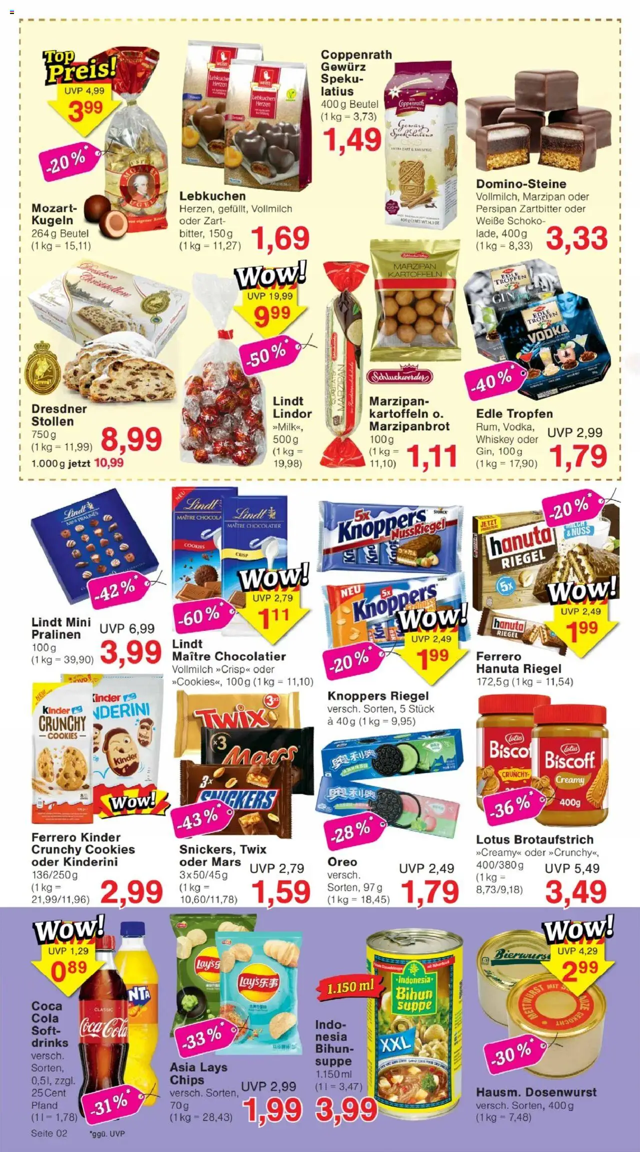 Jawoll Prospekt – gültig ab 22.09.2025 | Seite: 2 | Produkte: Coca cola, Twix, Chips, Whiskey