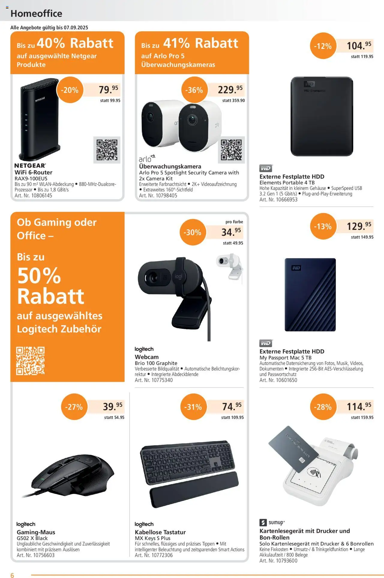 Fust Aktionen ab 25.08.2025 | Seite: 6 | Produkte: Drucker, Tastatur, Usb