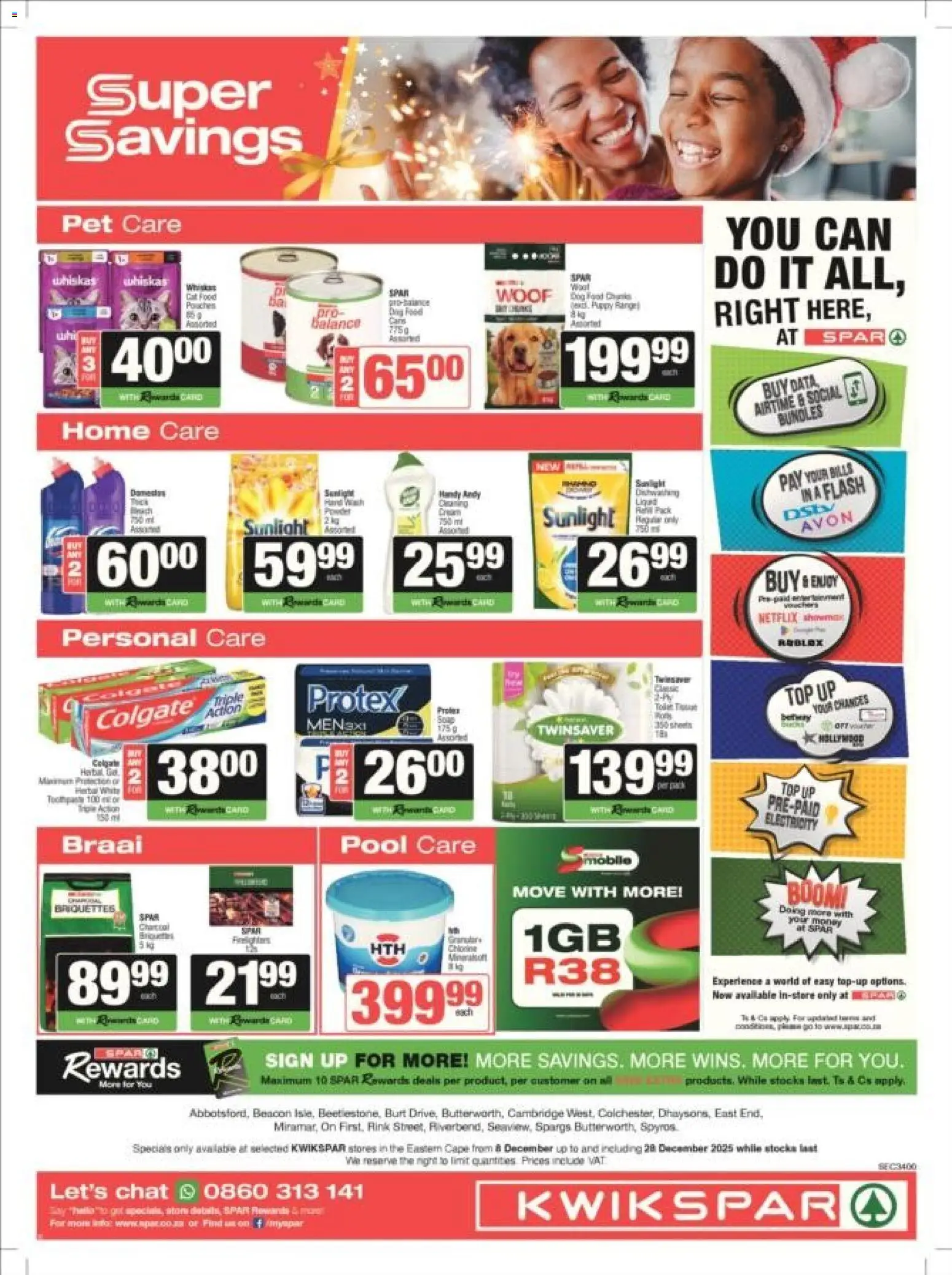 New KWIKSPAR catalogue – valid from 08.12.2025 | Page: 8 | Products: Data, Cat food