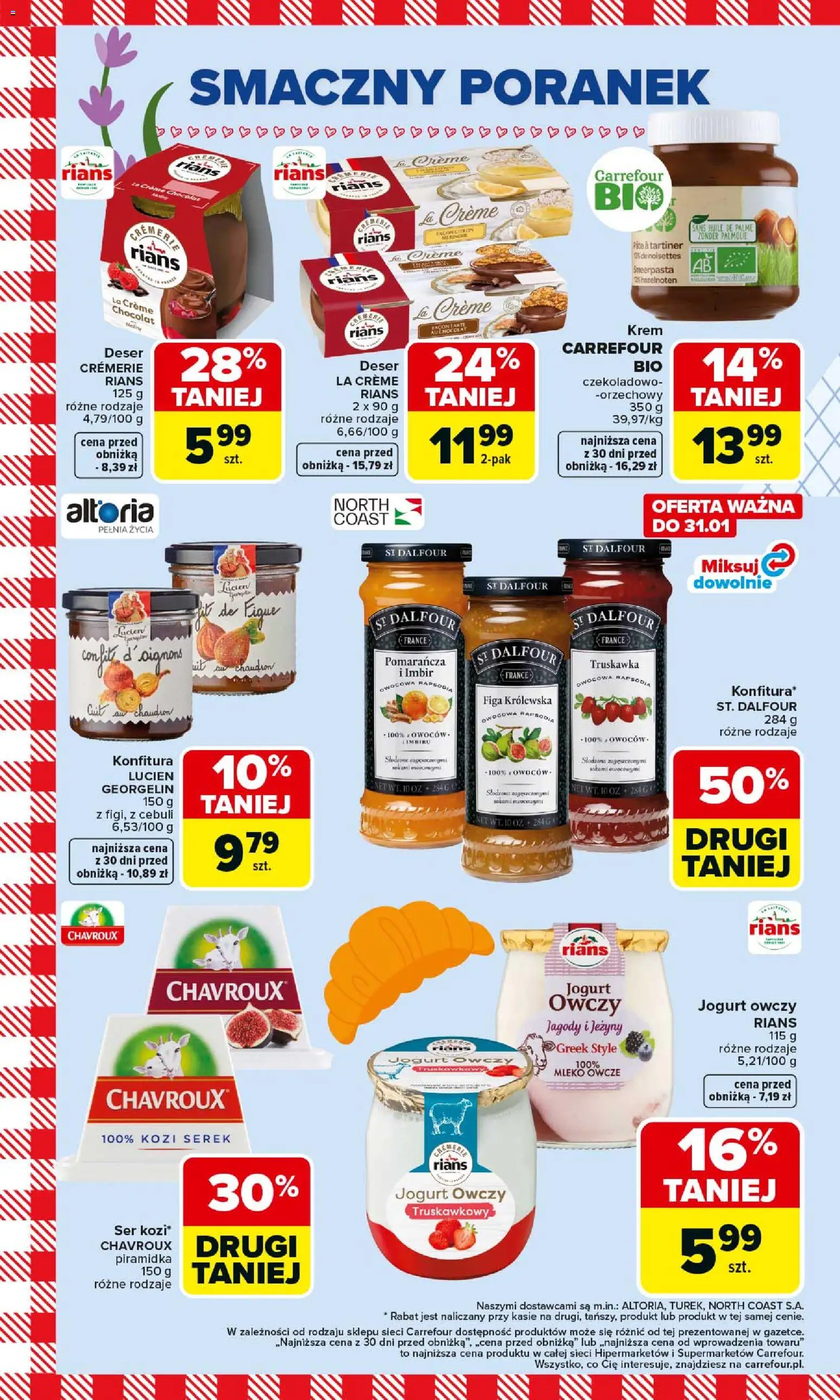 Carrefour Gazetka - Kuchnia Francuska od 26.01.2026 | Strona: 4 | Produkty: Imbir, Jeżyny, Jogurt, Krem