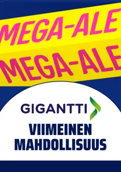 Gigantti-mainoslehti voimassa 08.04.2026 alkaen